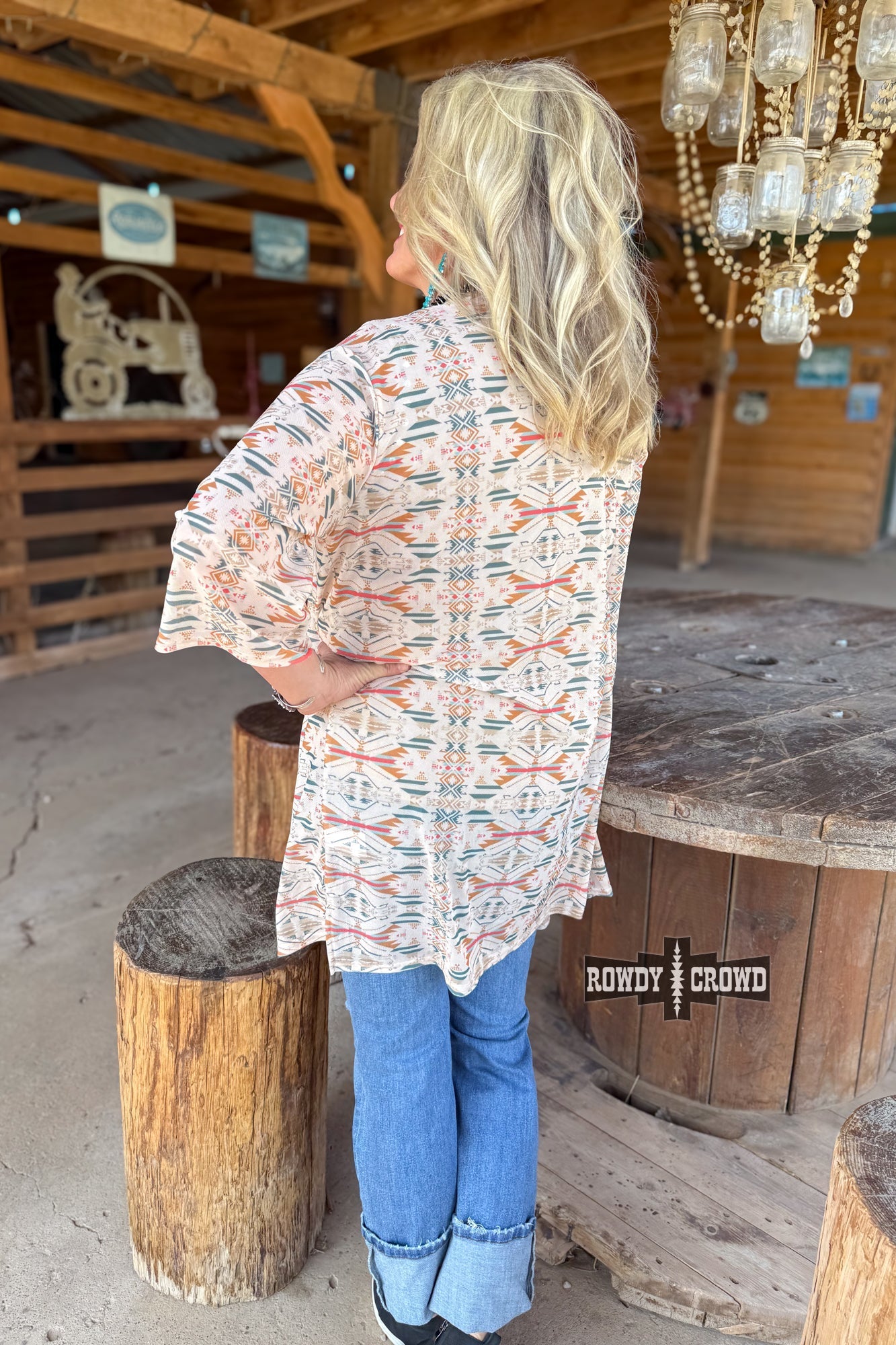 Acoma Aztec Short Duster - Pistols 'n Petticoats - western boutique - womens western wear - western wear womens