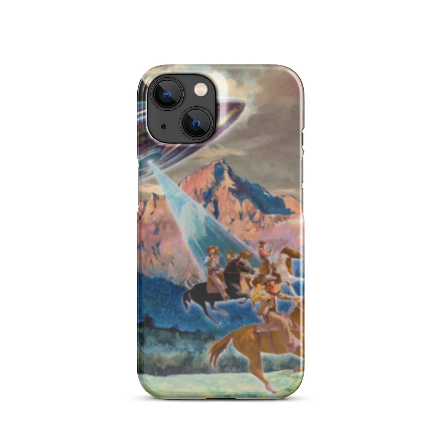 Aliens & Cowboys phone cases western - Snap case for iPhone® - Pistols 'n Petticoats - #westernboutique# - #westernfashion#