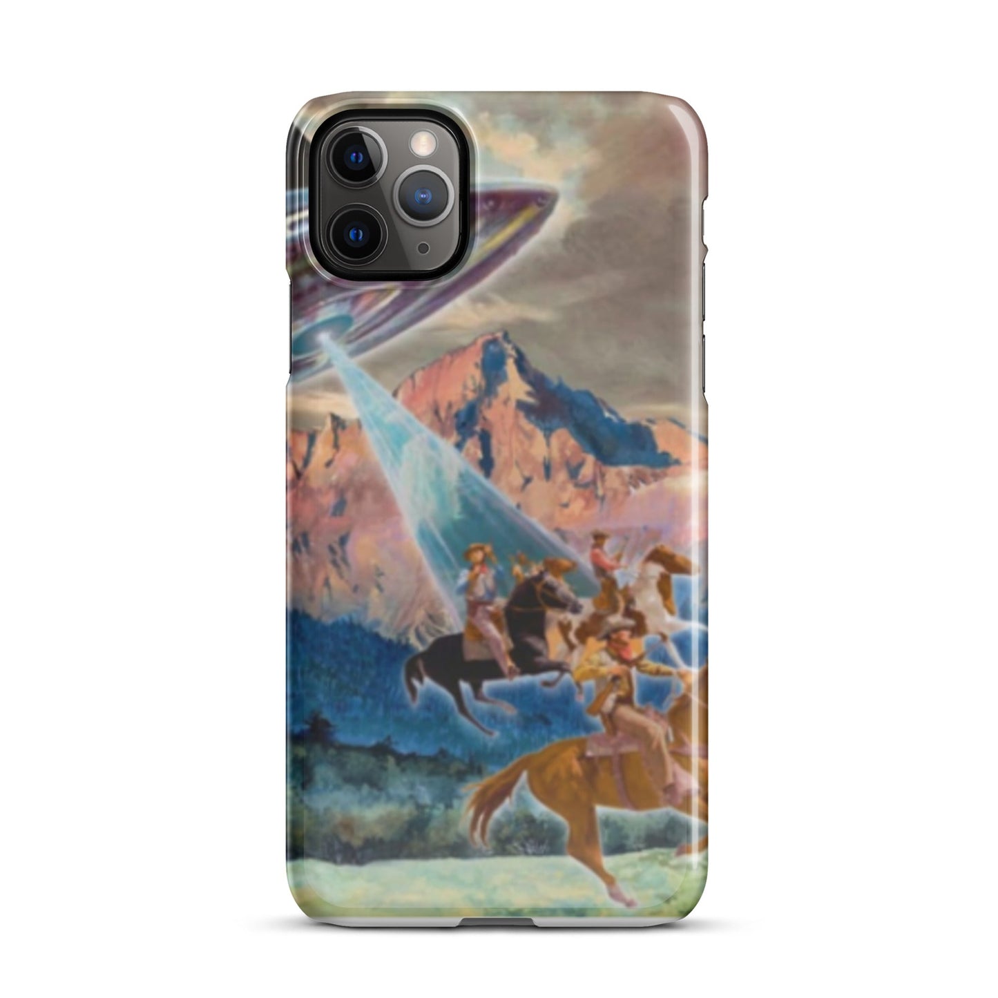 Aliens & Cowboys phone cases western - Snap case for iPhone® - Pistols 'n Petticoats - #westernboutique# - #westernfashion#