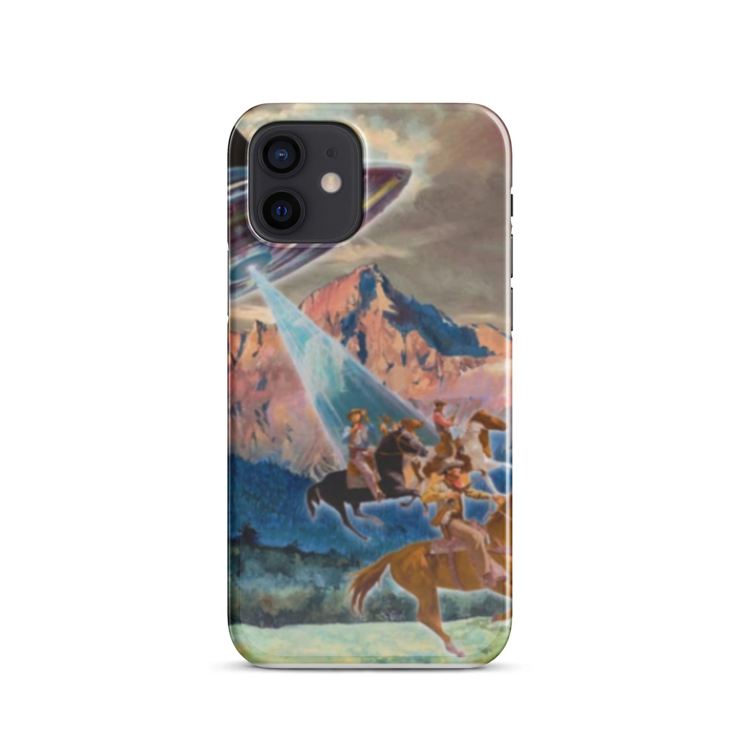 Aliens & Cowboys phone cases western - Snap case for iPhone® - Pistols 'n Petticoats - #westernboutique# - #westernfashion#