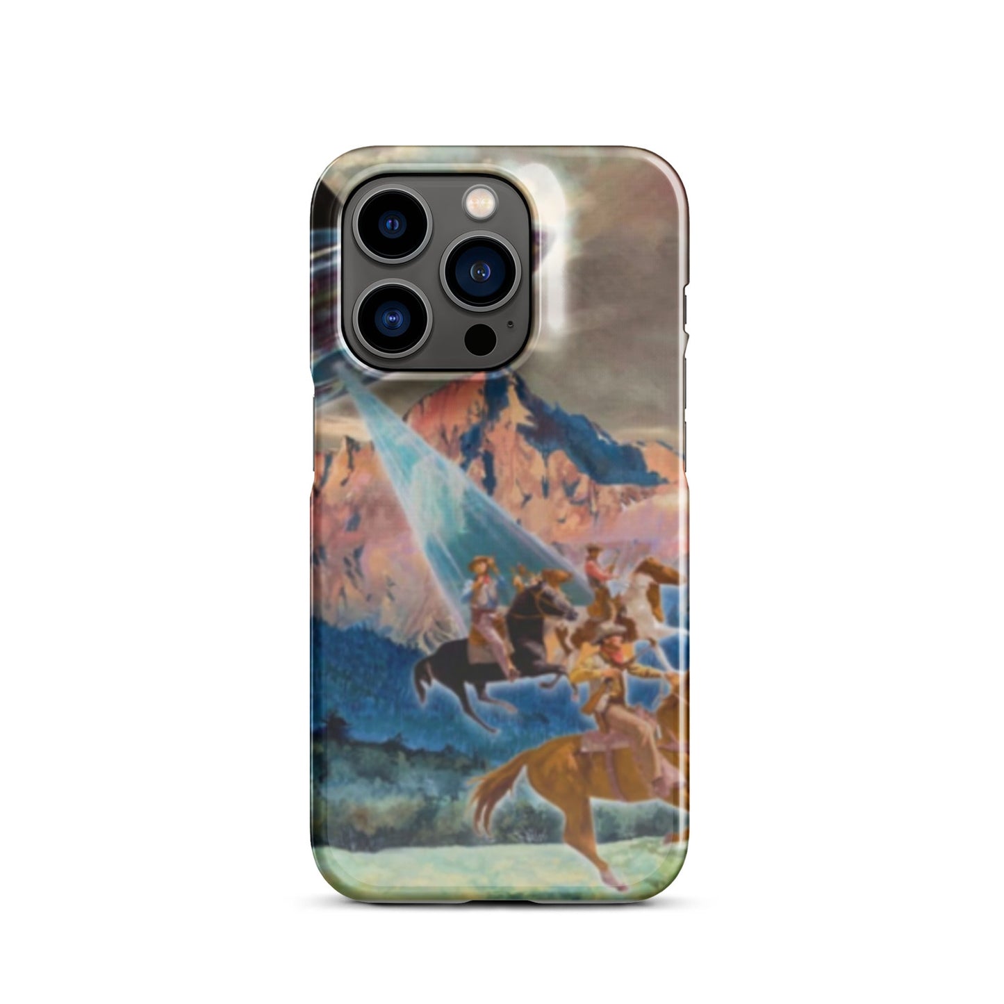 Aliens & Cowboys phone cases western - Snap case for iPhone® - Pistols 'n Petticoats - #westernboutique# - #westernfashion#