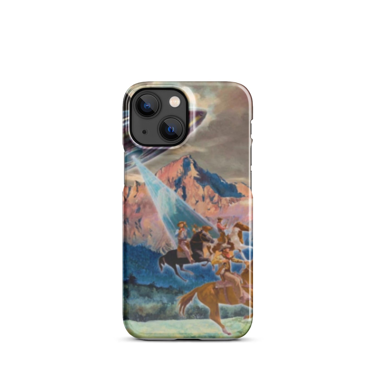 Aliens & Cowboys phone cases western - Snap case for iPhone® - Pistols 'n Petticoats - #westernboutique# - #westernfashion#