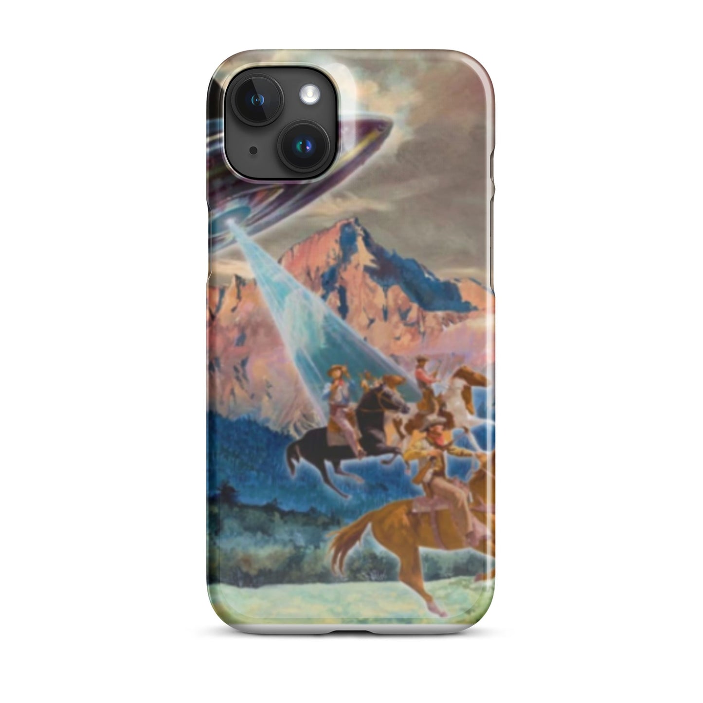 Aliens & Cowboys phone cases western - Snap case for iPhone® - Pistols 'n Petticoats - #westernboutique# - #westernfashion#