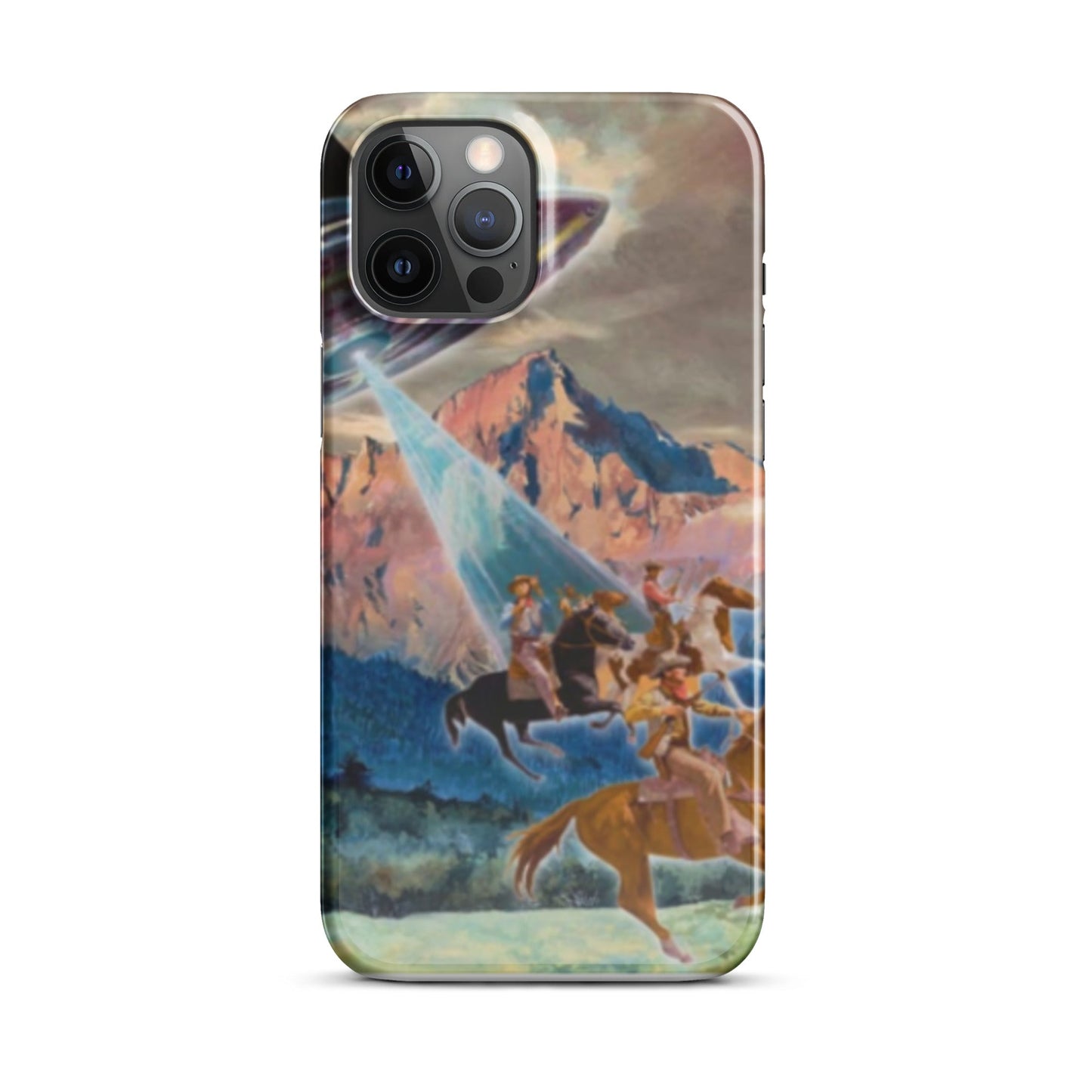 Aliens & Cowboys phone cases western - Snap case for iPhone® - Pistols 'n Petticoats - #westernboutique# - #westernfashion#