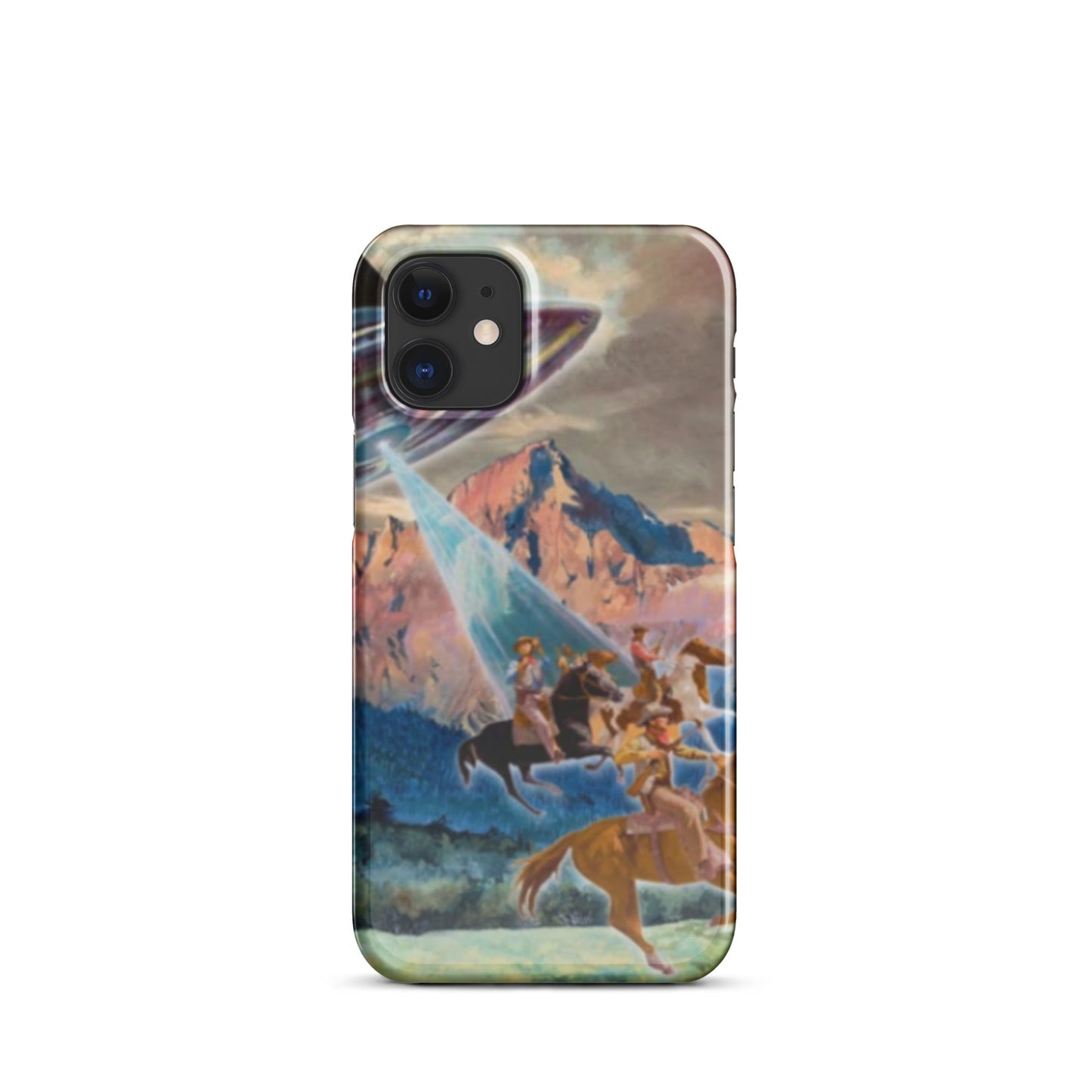 Aliens & Cowboys phone cases western - Snap case for iPhone® - Pistols 'n Petticoats - #westernboutique# - #westernfashion#