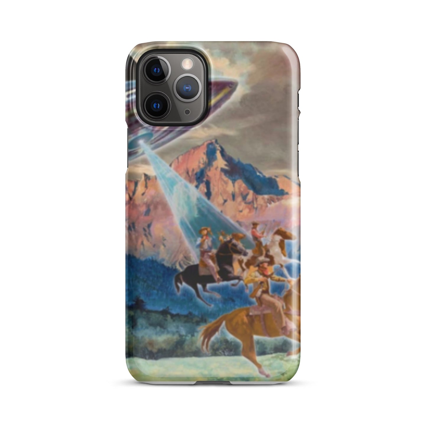 Aliens & Cowboys phone cases western - Snap case for iPhone® - Pistols 'n Petticoats - #westernboutique# - #westernfashion#