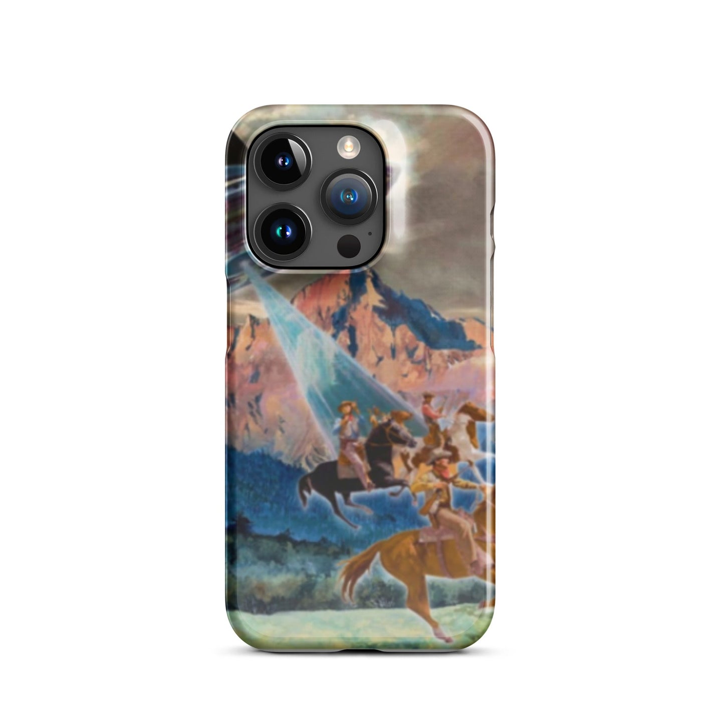Aliens & Cowboys phone cases western - Snap case for iPhone® - Pistols 'n Petticoats - #westernboutique# - #westernfashion#