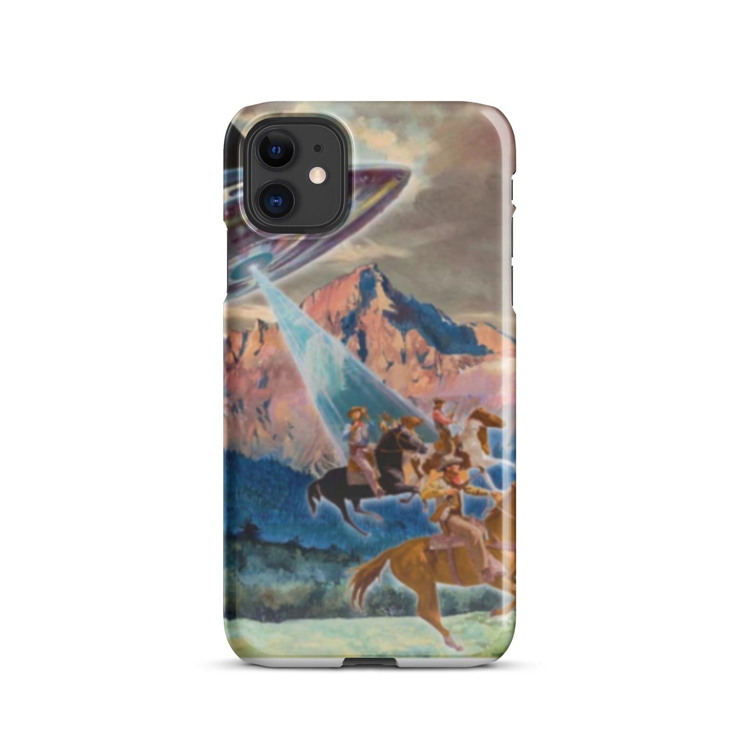 Aliens & Cowboys phone cases western - Snap case for iPhone® - Pistols 'n Petticoats - #westernboutique# - #westernfashion#