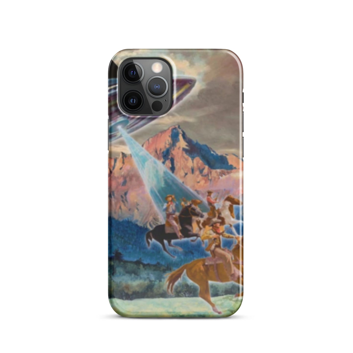 Aliens & Cowboys phone cases western - Snap case for iPhone® - Pistols 'n Petticoats - #westernboutique# - #westernfashion#