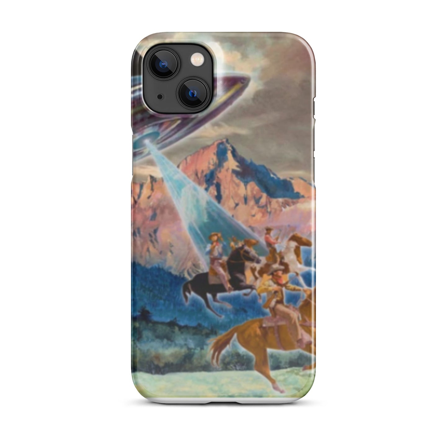 Aliens & Cowboys phone cases western - Snap case for iPhone® - Pistols 'n Petticoats - #westernboutique# - #westernfashion#