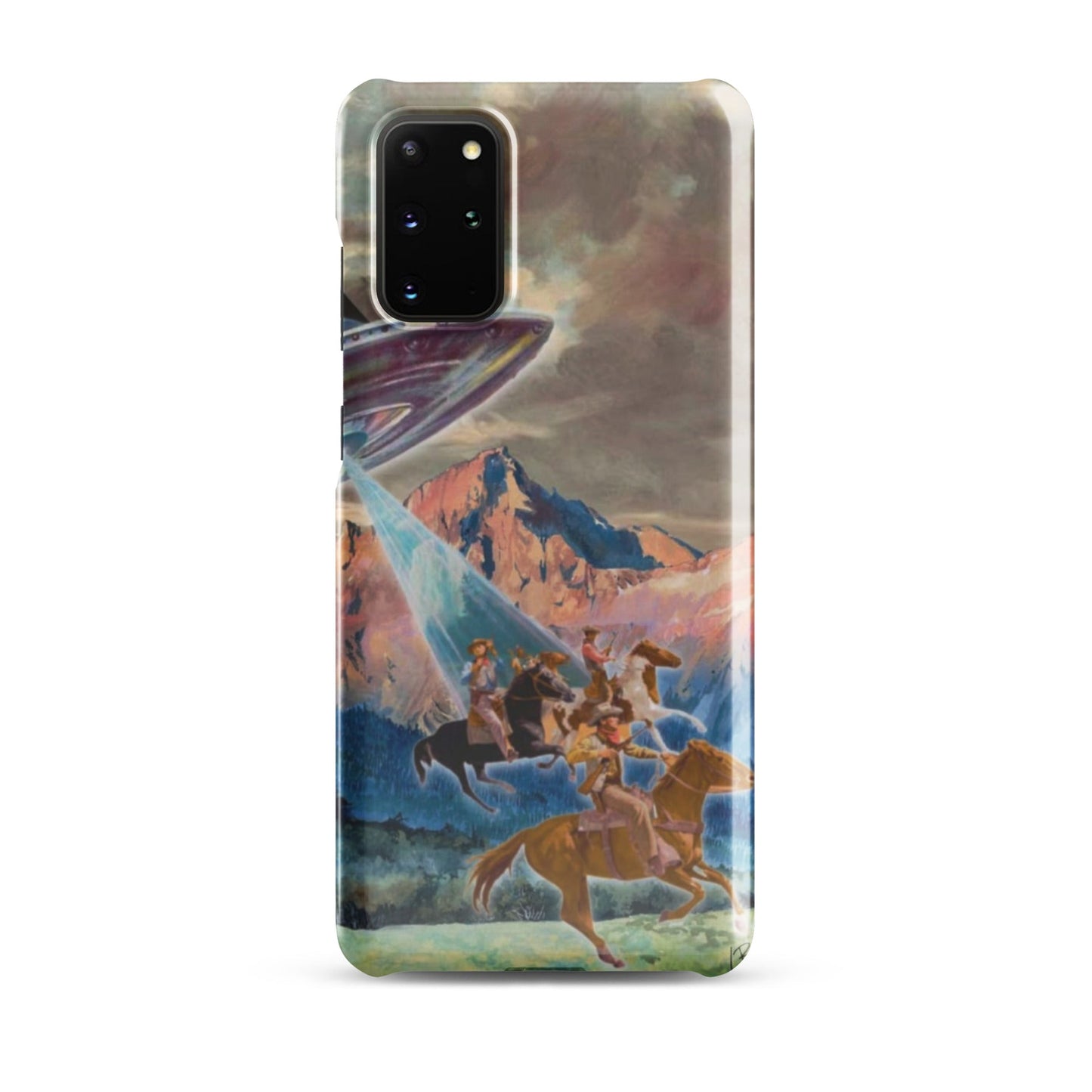Aliens & Cowboys western style phone cases Snap case for Samsung® - Pistols 'n Petticoats - #westernboutique# - #westernfashion#