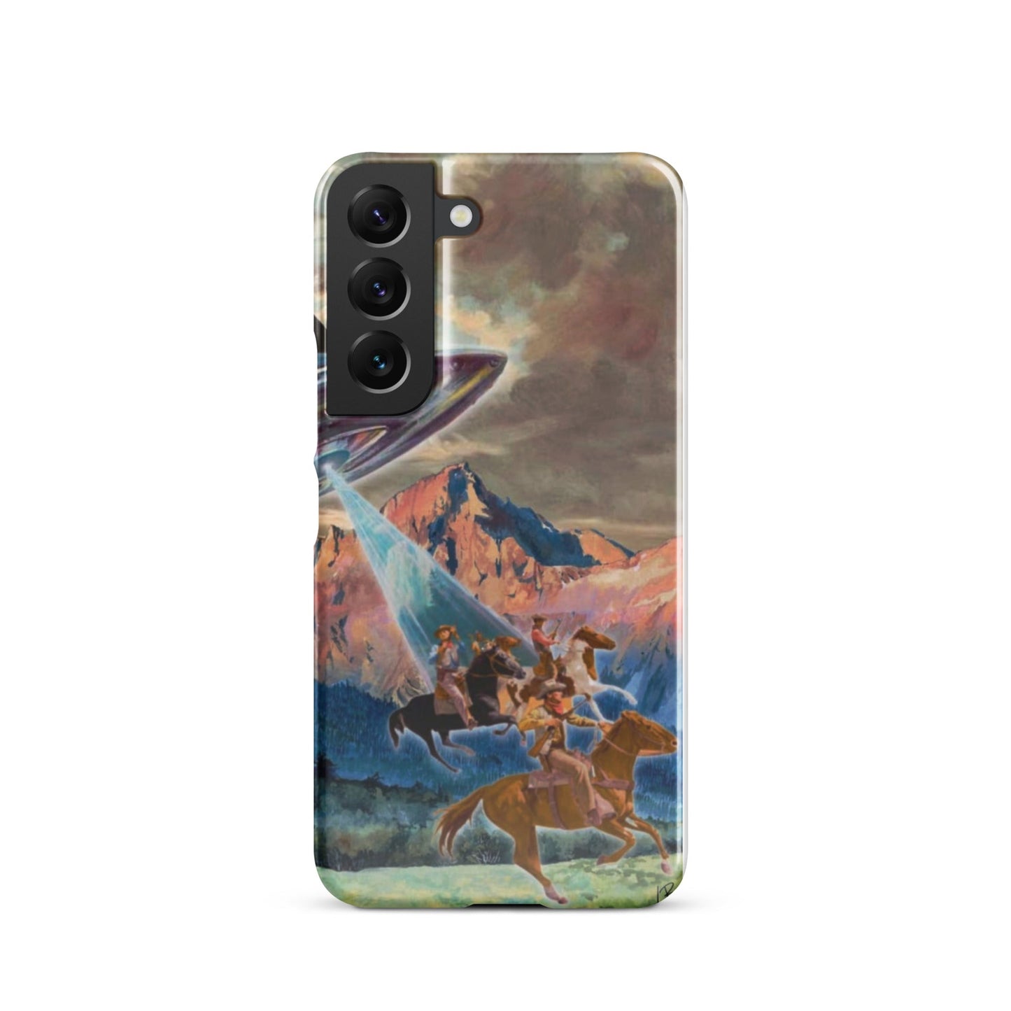 Aliens & Cowboys western style phone cases Snap case for Samsung® - Pistols 'n Petticoats - #westernboutique# - #westernfashion#