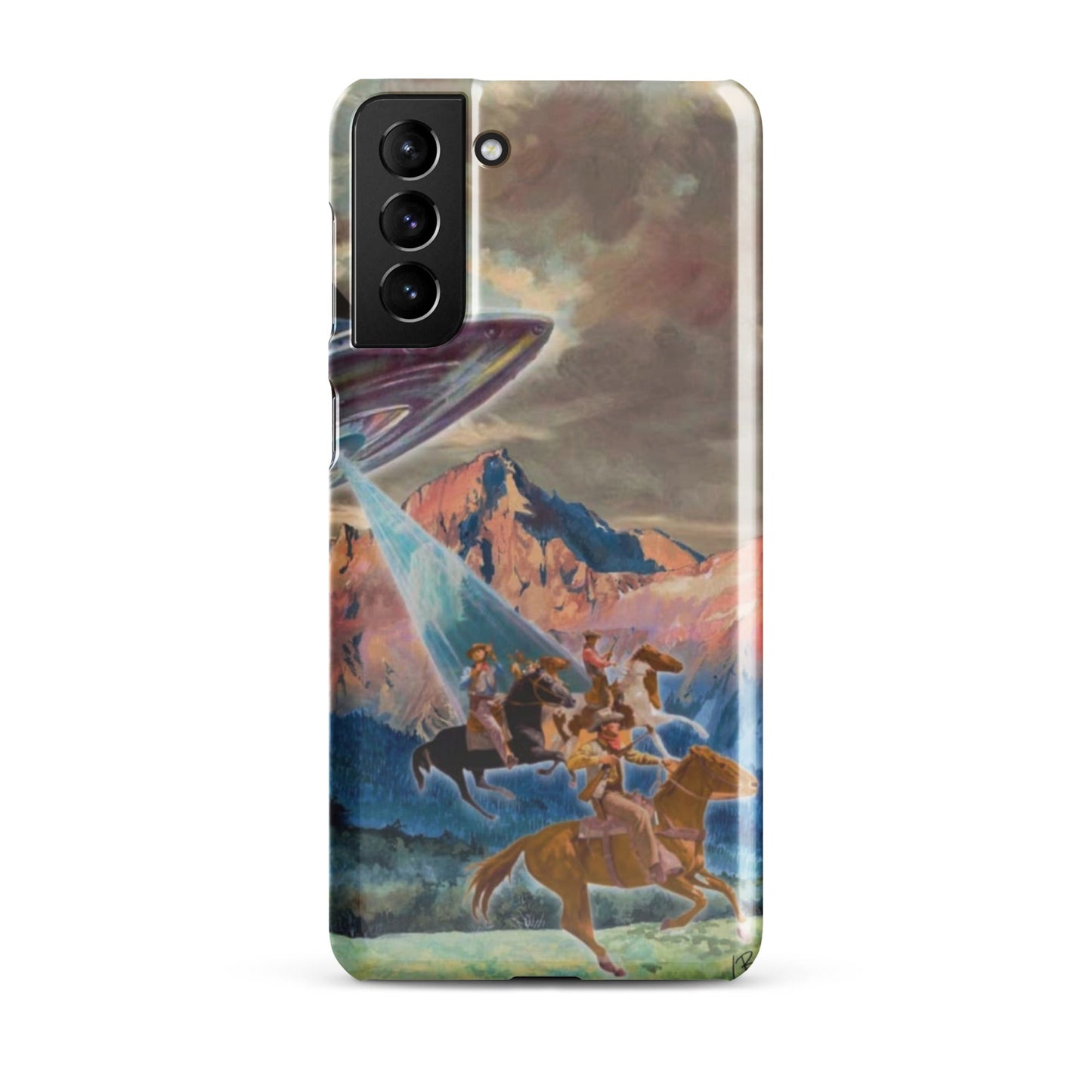 Aliens & Cowboys western style phone cases Snap case for Samsung® - Pistols 'n Petticoats - #westernboutique# - #westernfashion#