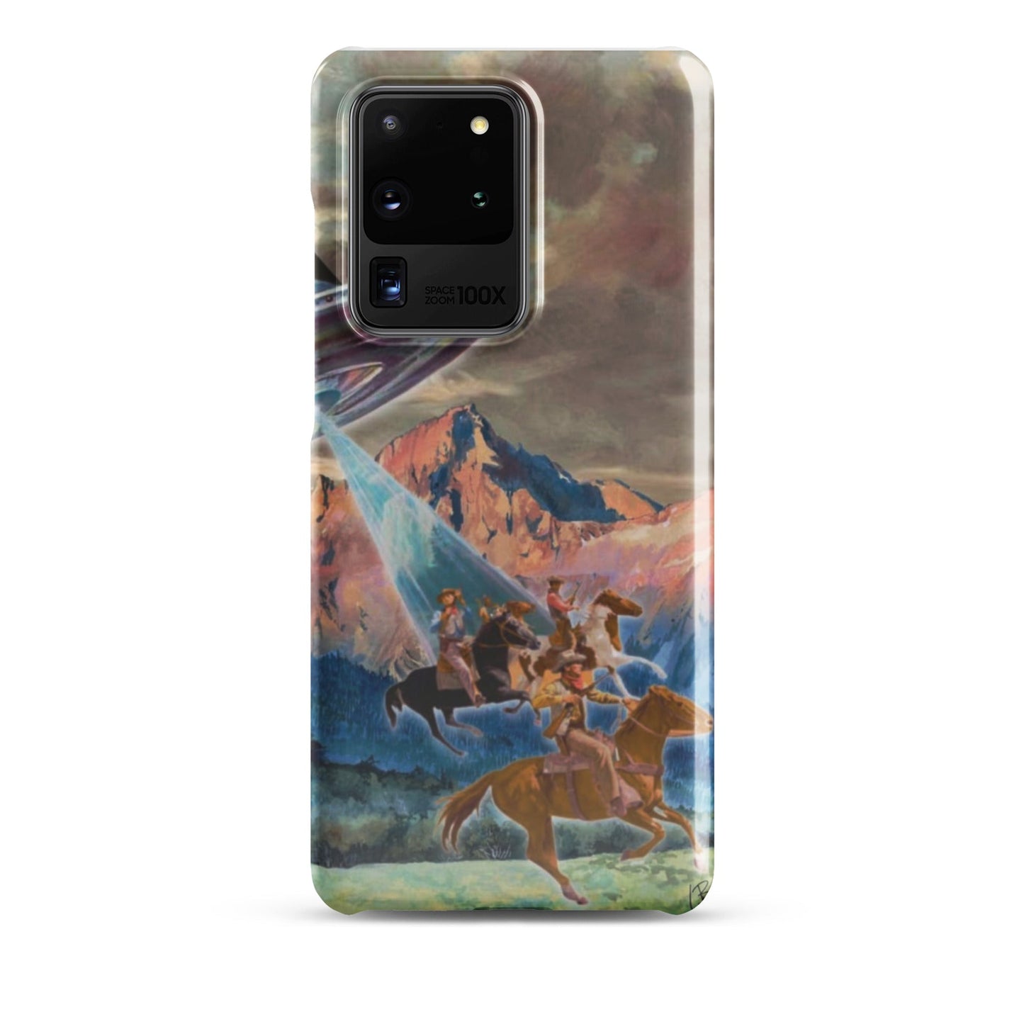 Aliens & Cowboys western style phone cases Snap case for Samsung® - Pistols 'n Petticoats - #westernboutique# - #westernfashion#
