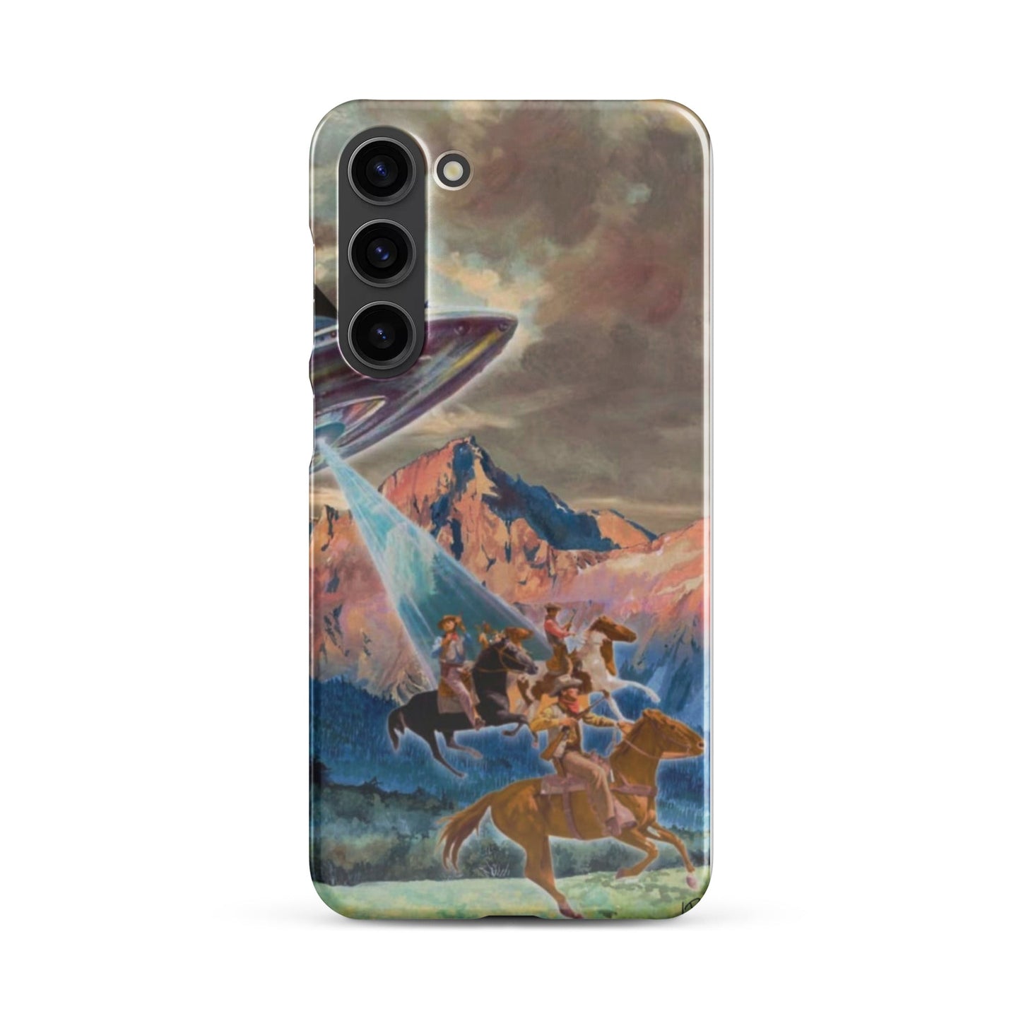 Aliens & Cowboys western style phone cases Snap case for Samsung® - Pistols 'n Petticoats - #westernboutique# - #westernfashion#