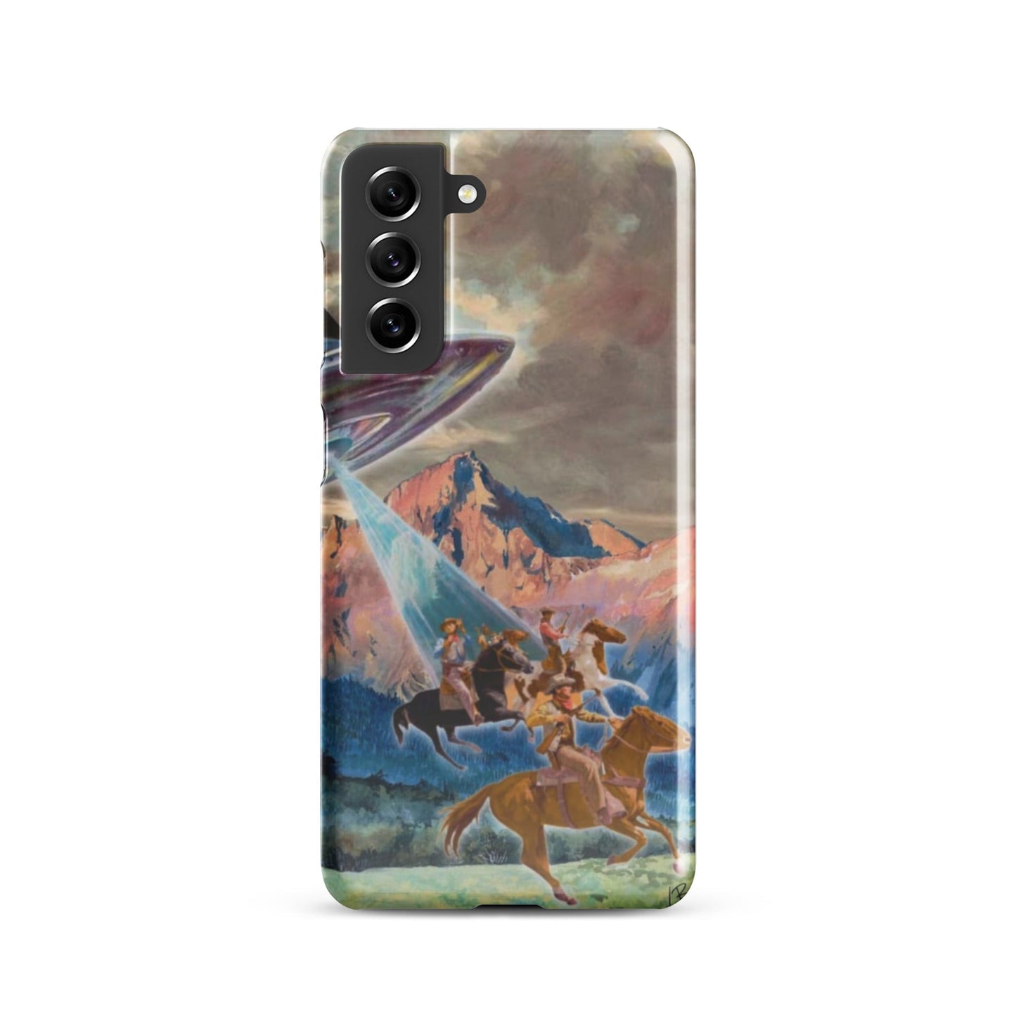 Aliens & Cowboys western style phone cases Snap case for Samsung® - Pistols 'n Petticoats - #westernboutique# - #westernfashion#