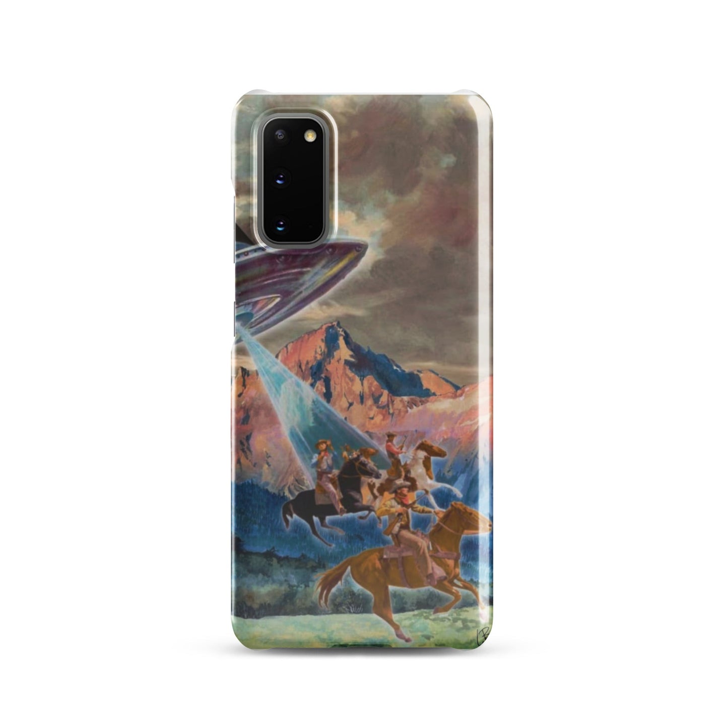 Aliens & Cowboys western style phone cases Snap case for Samsung® - Pistols 'n Petticoats - #westernboutique# - #westernfashion#