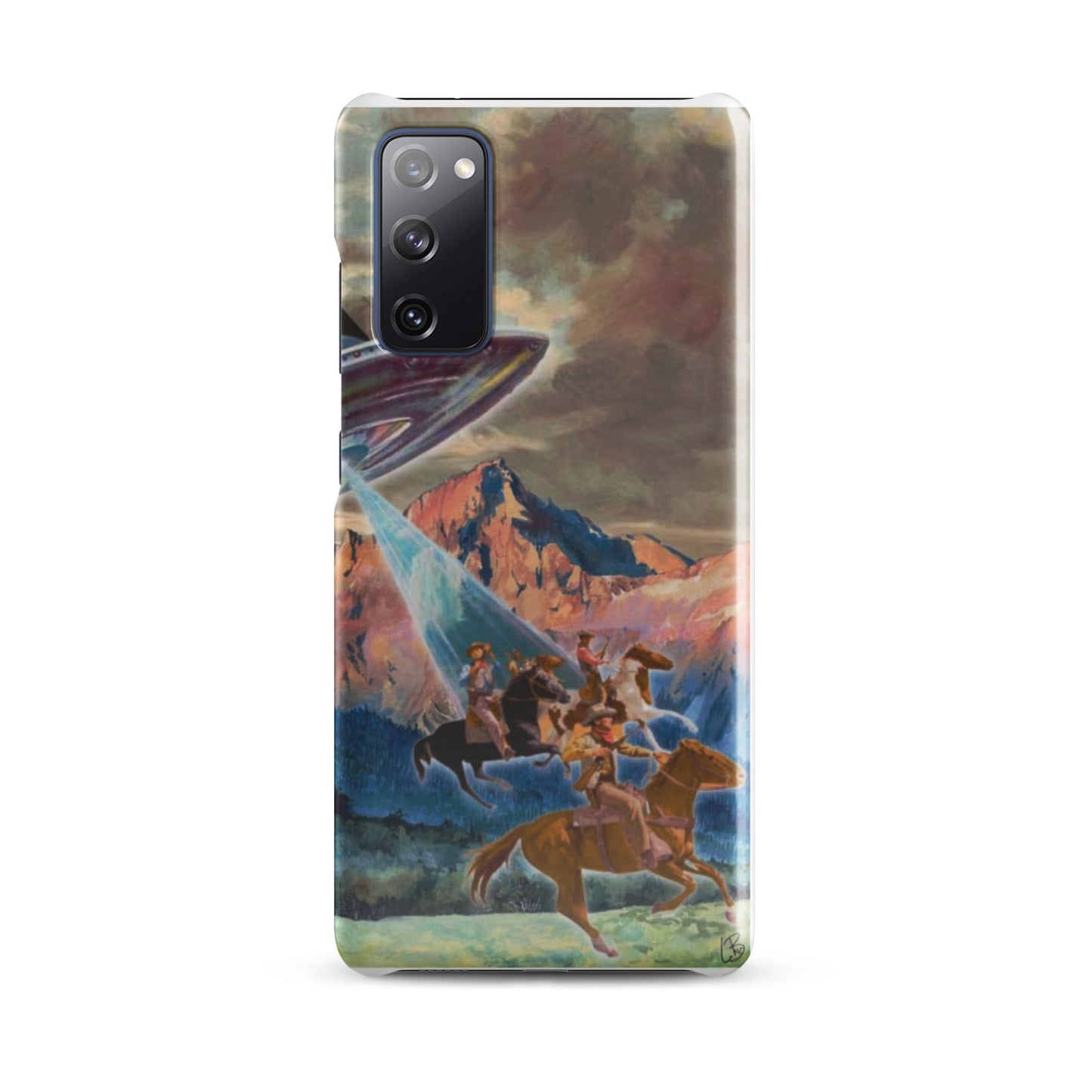 Aliens & Cowboys western style phone cases Snap case for Samsung® - Pistols 'n Petticoats - #westernboutique# - #westernfashion#