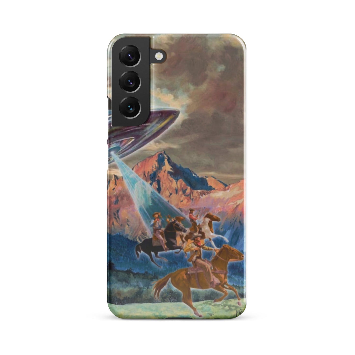 Aliens & Cowboys western style phone cases Snap case for Samsung® - Pistols 'n Petticoats - #westernboutique# - #westernfashion#