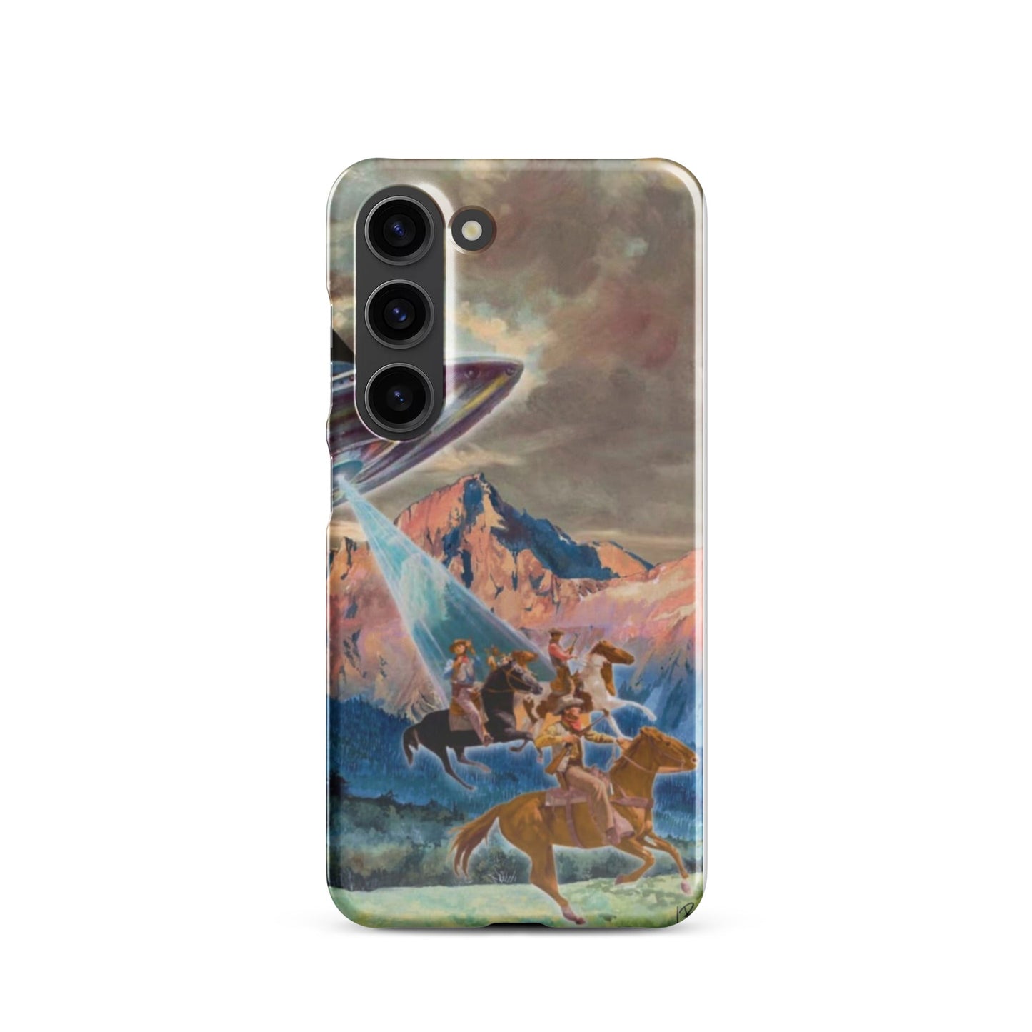 Aliens & Cowboys western style phone cases Snap case for Samsung® - Pistols 'n Petticoats - #westernboutique# - #westernfashion#