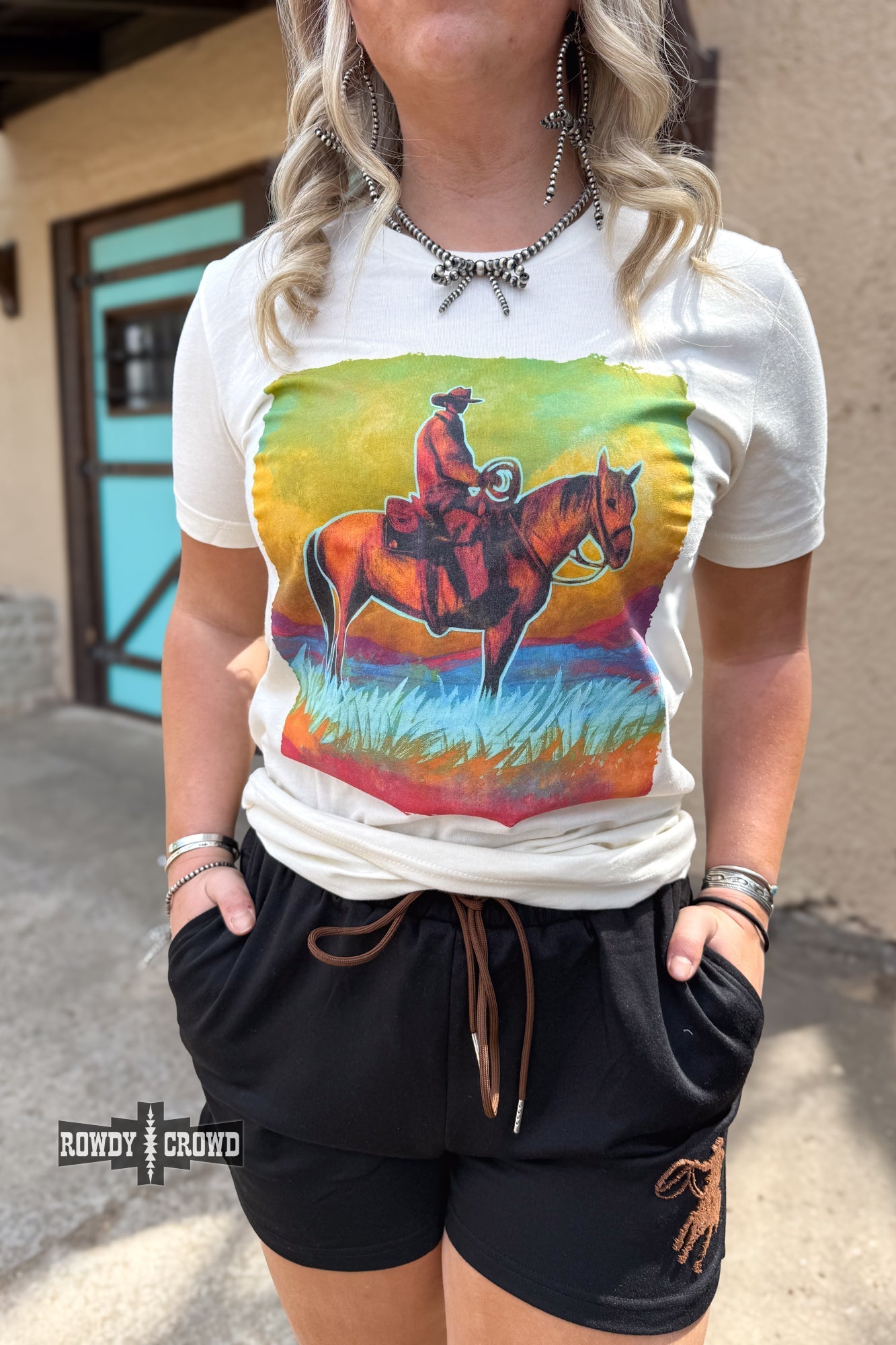 Blazin' Trails Tee - Pistols 'n Petticoats - #westernboutique# - #westernfashion#