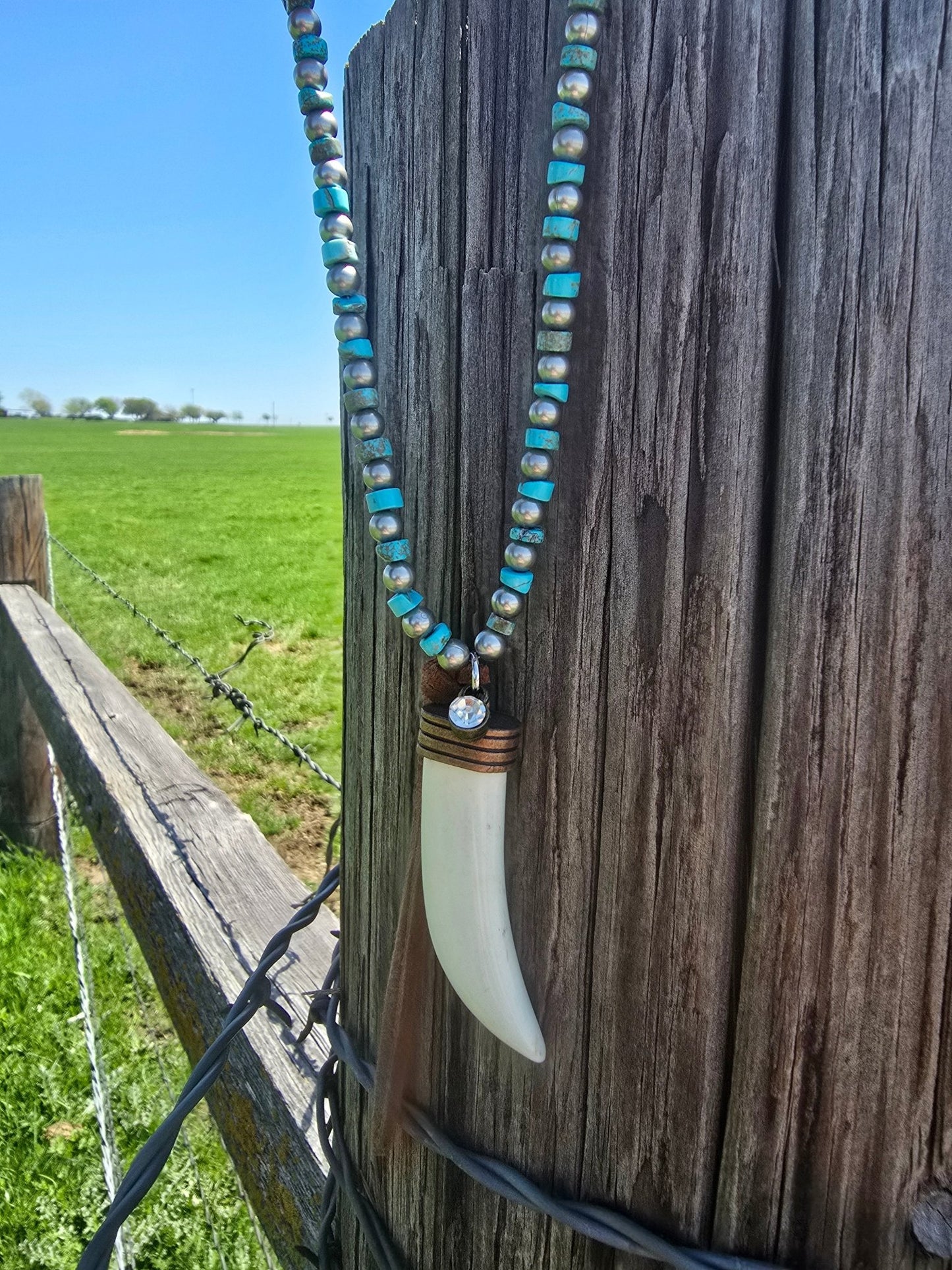 Bone Charm Necklace - Pistols 'n Petticoats - #westernboutique# - #westernfashion#