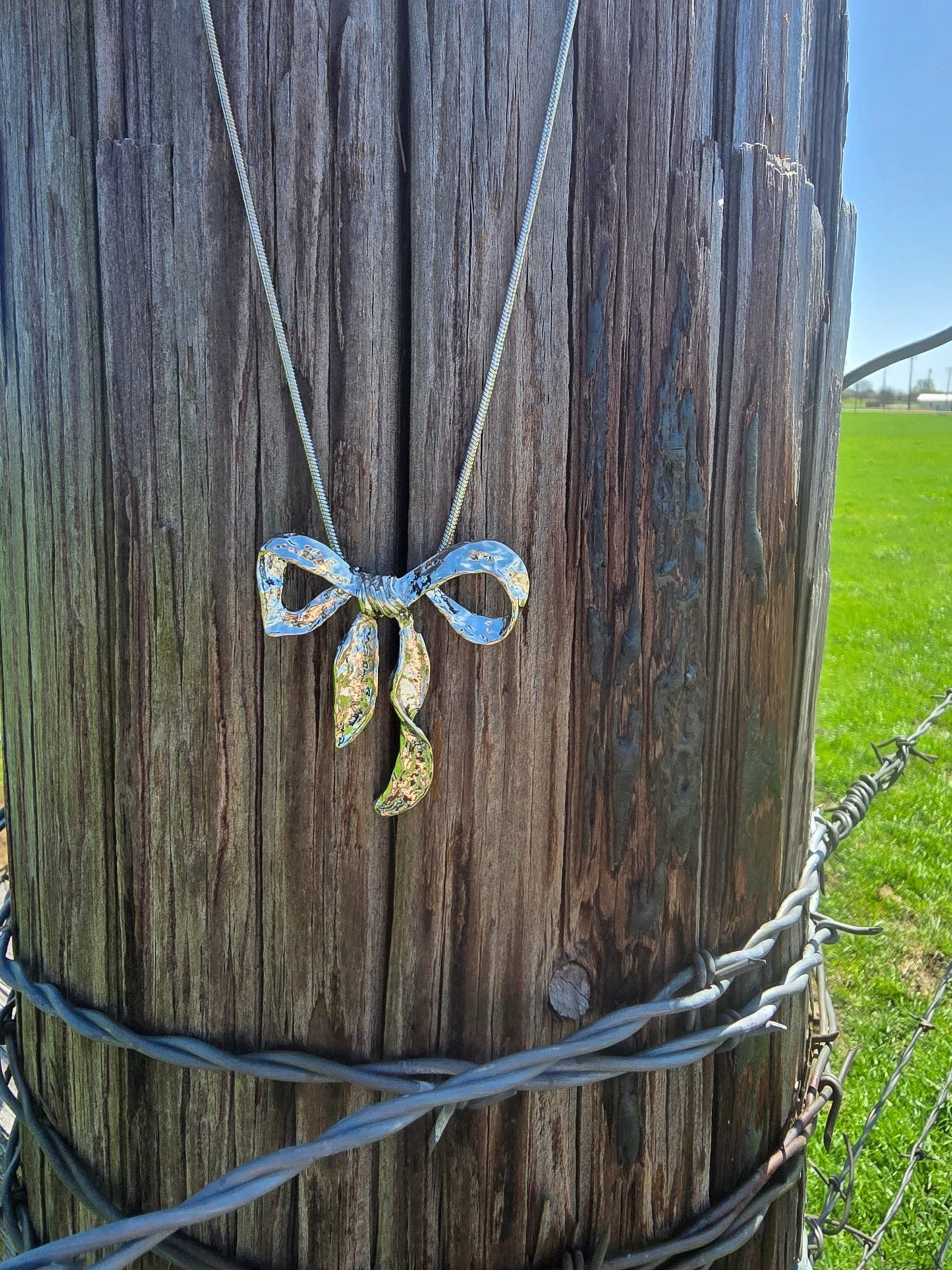 Bow Necklace - Pistols 'n Petticoats - #westernboutique# - #westernfashion#