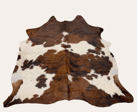 Brindle Whitebelly Cowhide Rug - Pistols 'n Petticoats - #westernboutique# - #westernfashion#