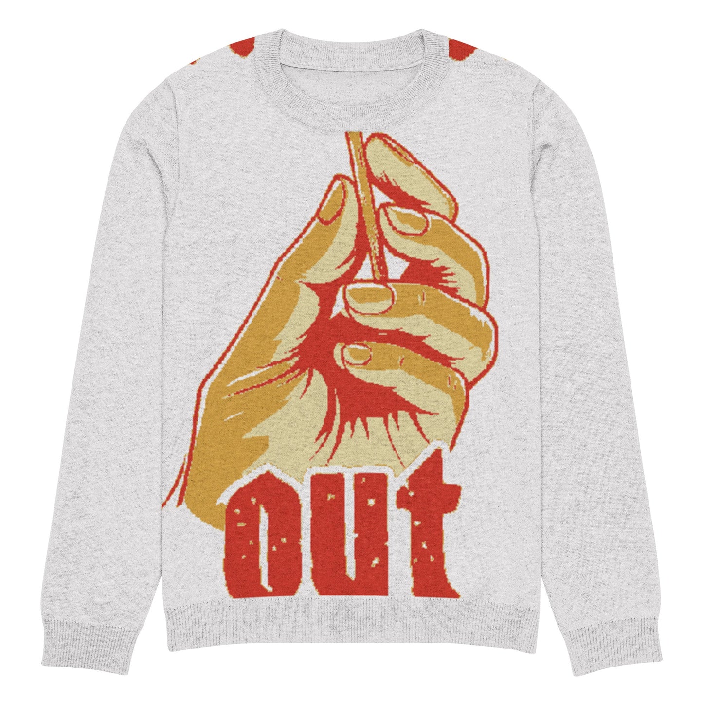 Burnt Out - Knitted crew neck sweater - Pistols 'n Petticoats - #westernboutique# - #westernfashion#