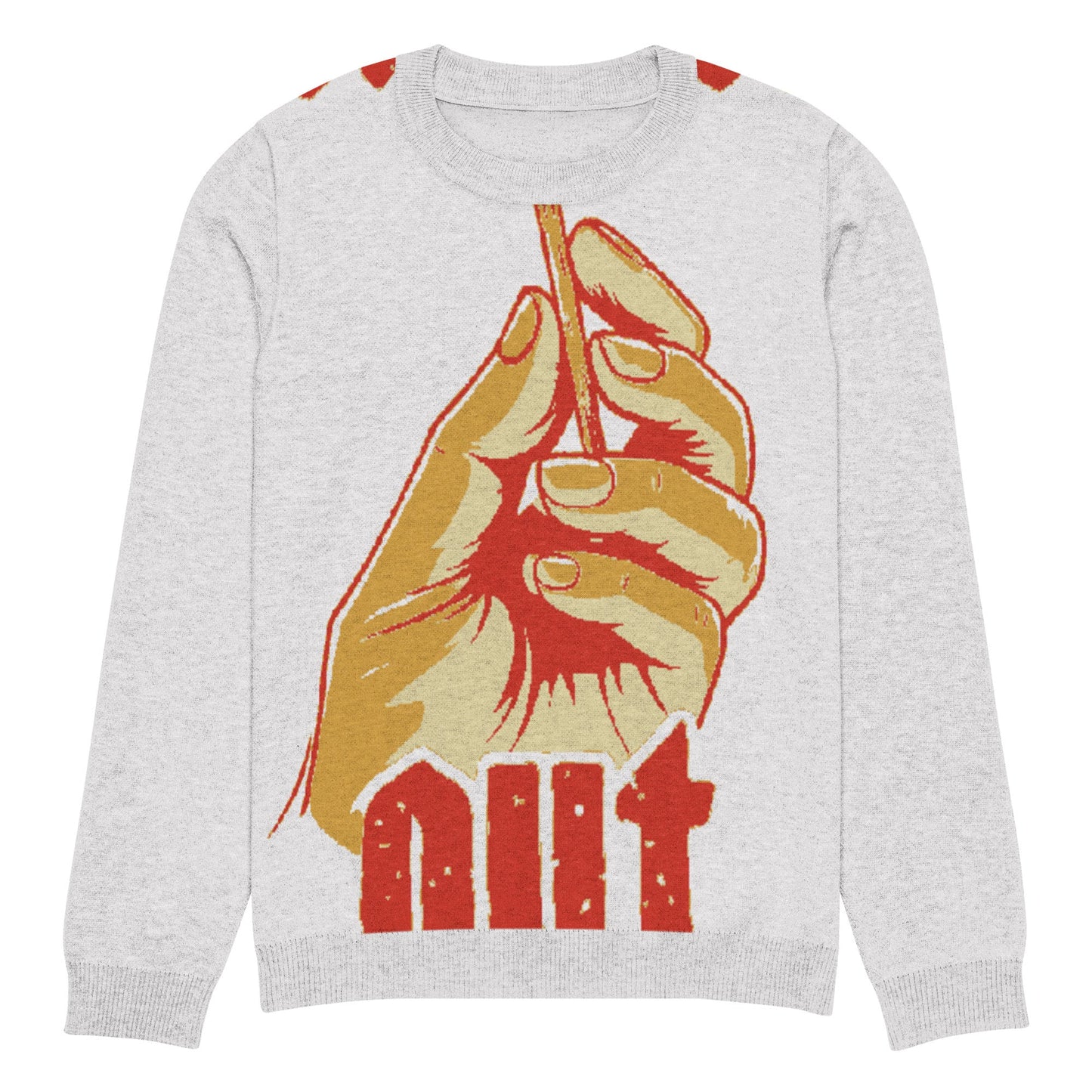 Burnt Out - Knitted crew neck sweater - Pistols 'n Petticoats - #westernboutique# - #westernfashion#