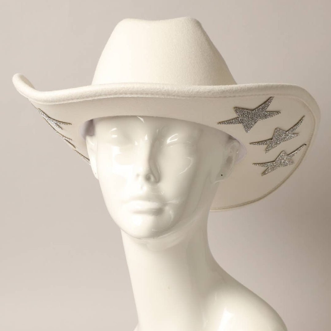Cowgirl Hat with Rhinestones - Pistols 'n Petticoats - #westernboutique# - #westernfashion#