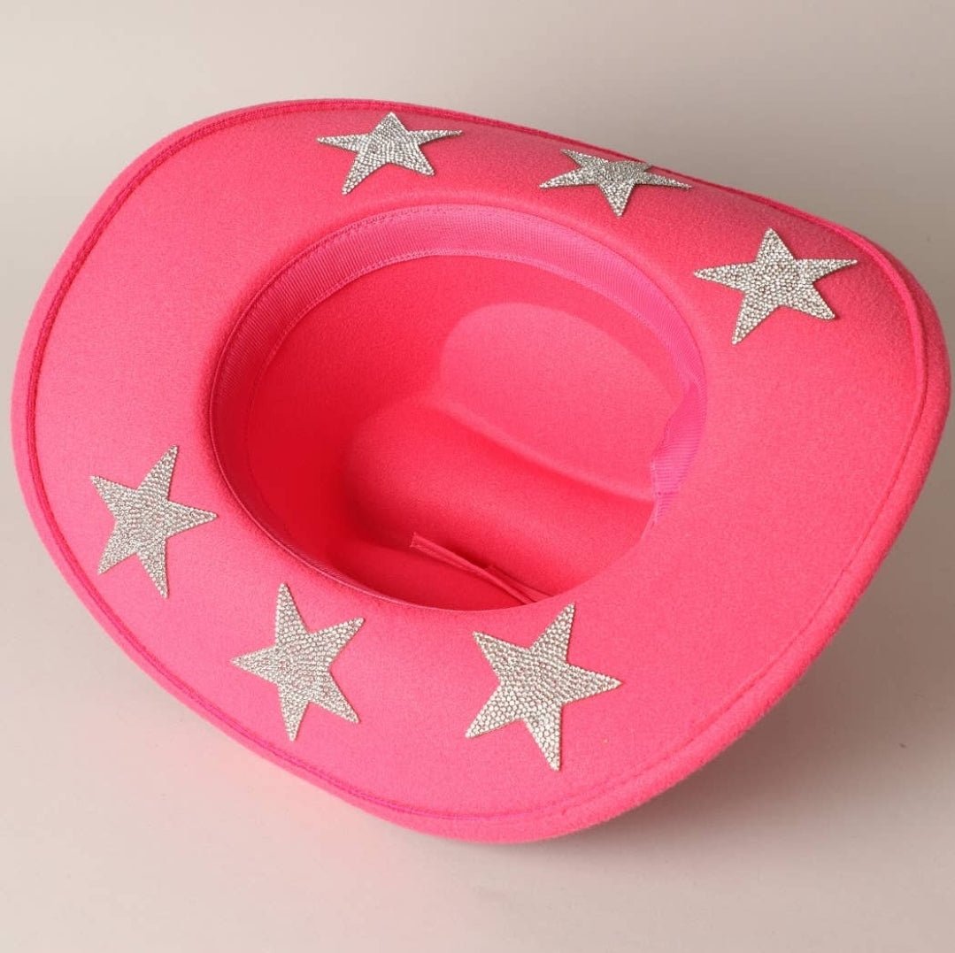 Cowgirl Hat with Rhinestones - Pistols 'n Petticoats - #westernboutique# - #westernfashion#