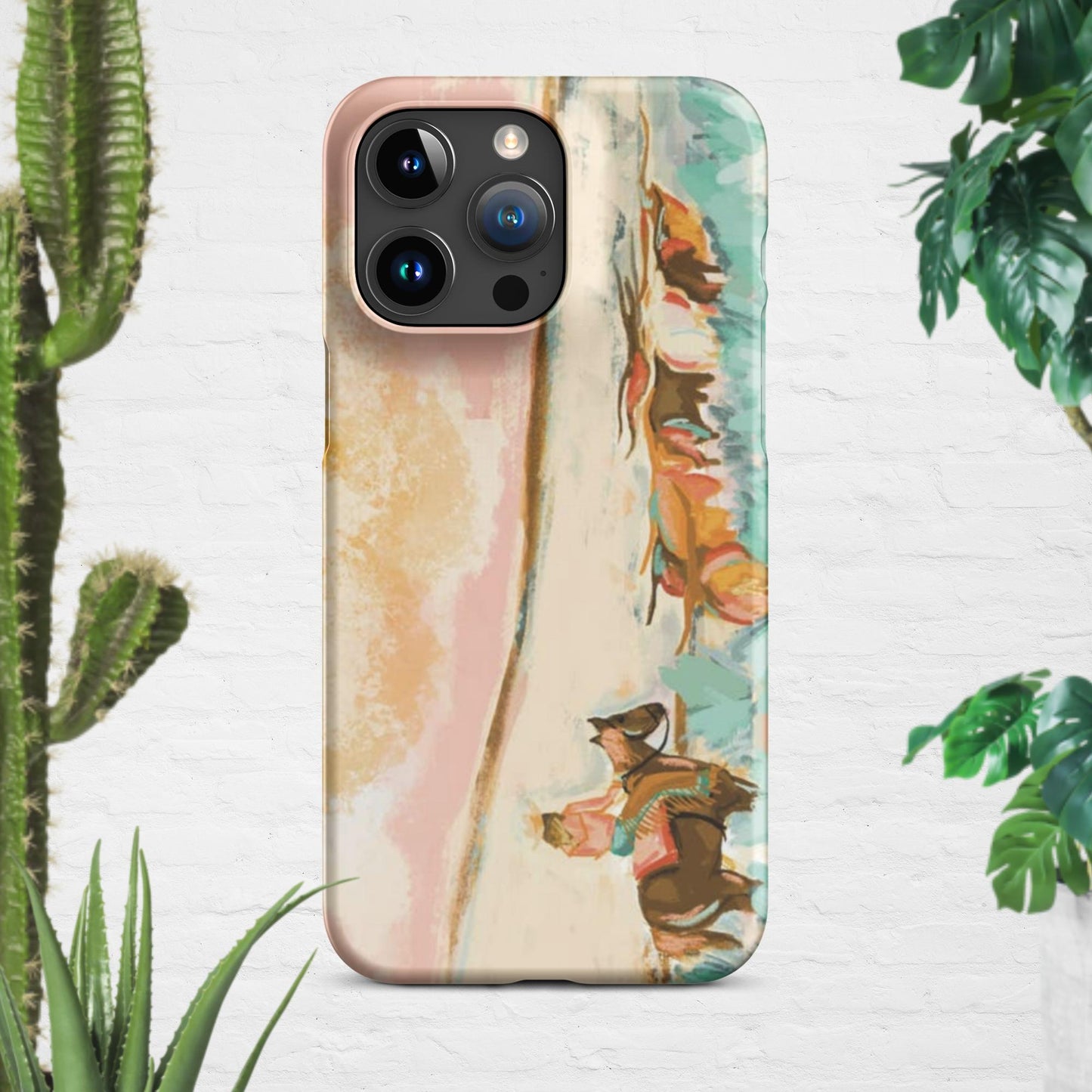 Cowgirl Watercolor Snap case for iPhone® - Pistols 'n Petticoats - #westernboutique# - #westernfashion#