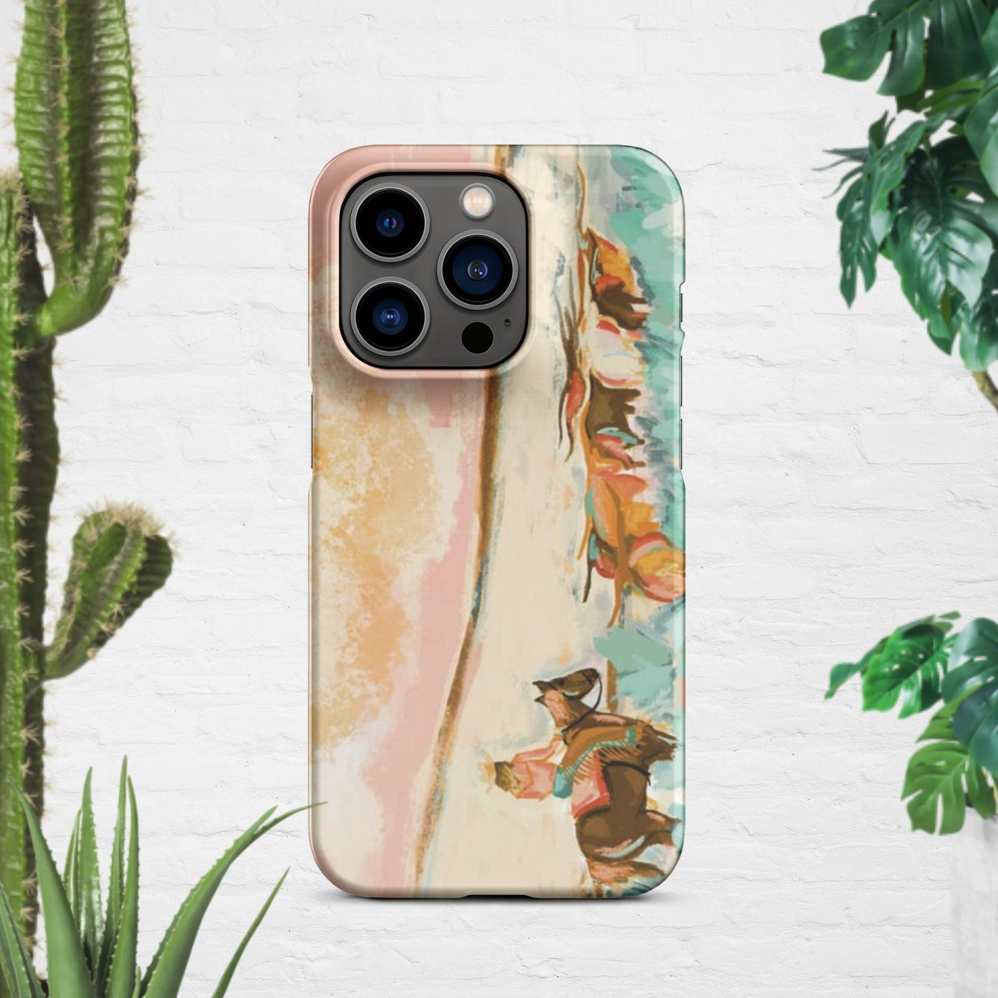 Cowgirl Watercolor Snap case for iPhone® - Pistols 'n Petticoats - #westernboutique# - #westernfashion#