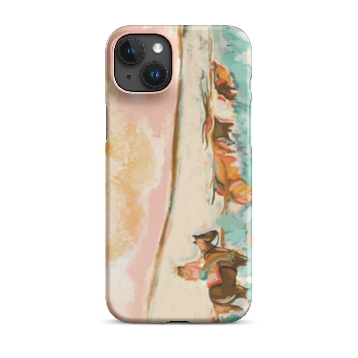 Cowgirl Watercolor western cell phone cases iphone Snap case for iPhone® - Pistols 'n Petticoats - #westernboutique# - #westernfashion#