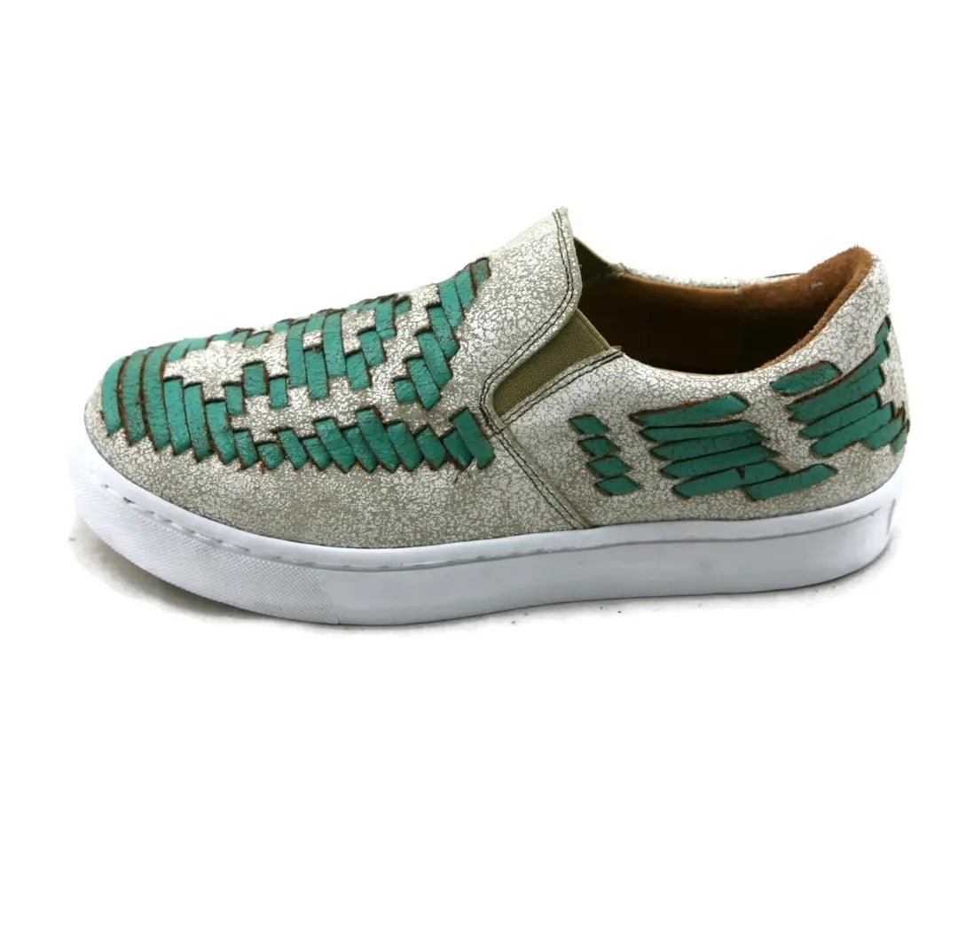 Dakota Western Tennis Shoe in Turquoise - Pistols 'n Petticoats - #westernboutique# - #westernfashion#