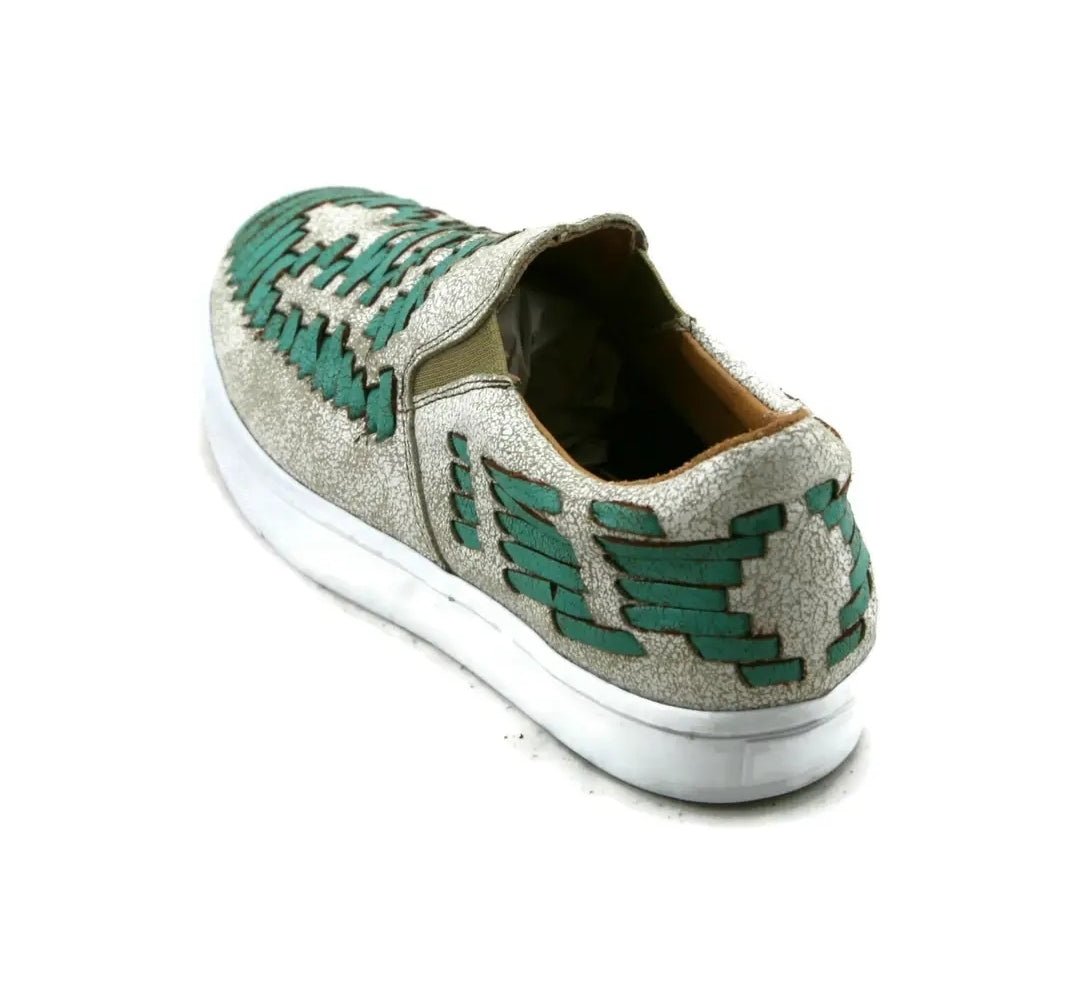 Dakota Western Tennis Shoe in Turquoise - Pistols 'n Petticoats - #westernboutique# - #westernfashion#