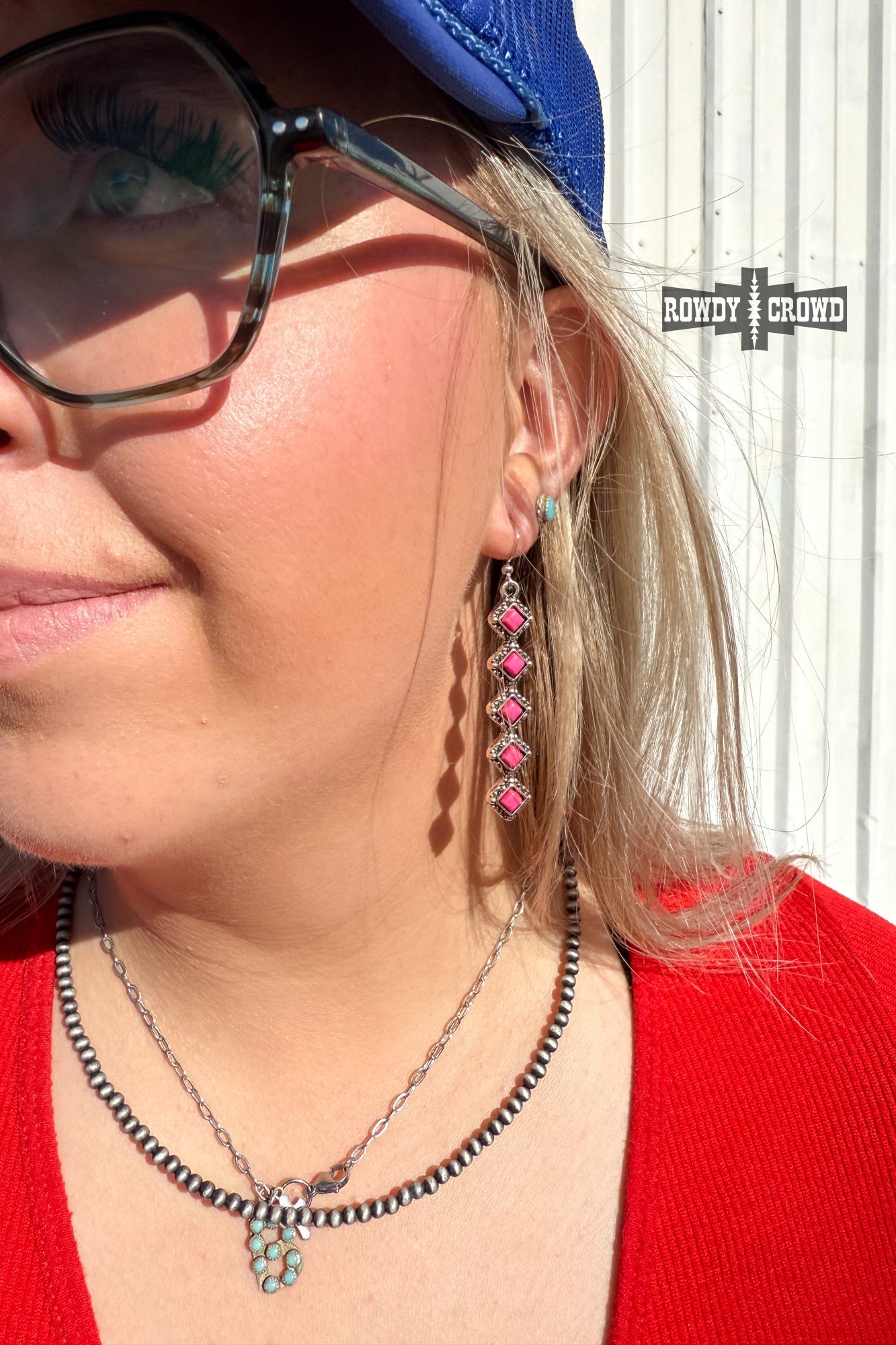 Decked Out Earrings - Pistols 'n Petticoats - western boutique - womens western wear - western wear womens