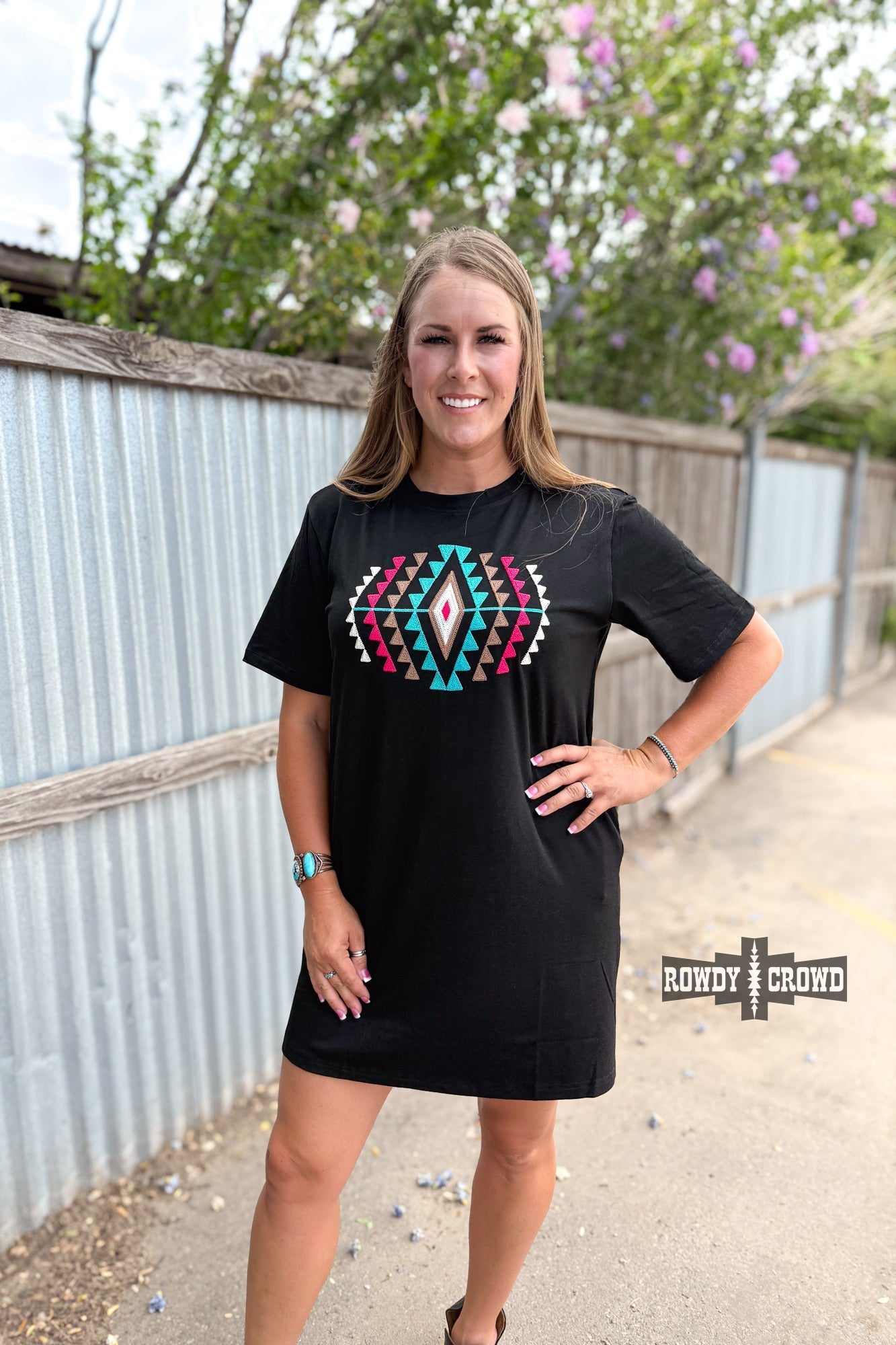Desert Rose Dress - Pistols 'n Petticoats - western boutique - womens western wear - western wear womens