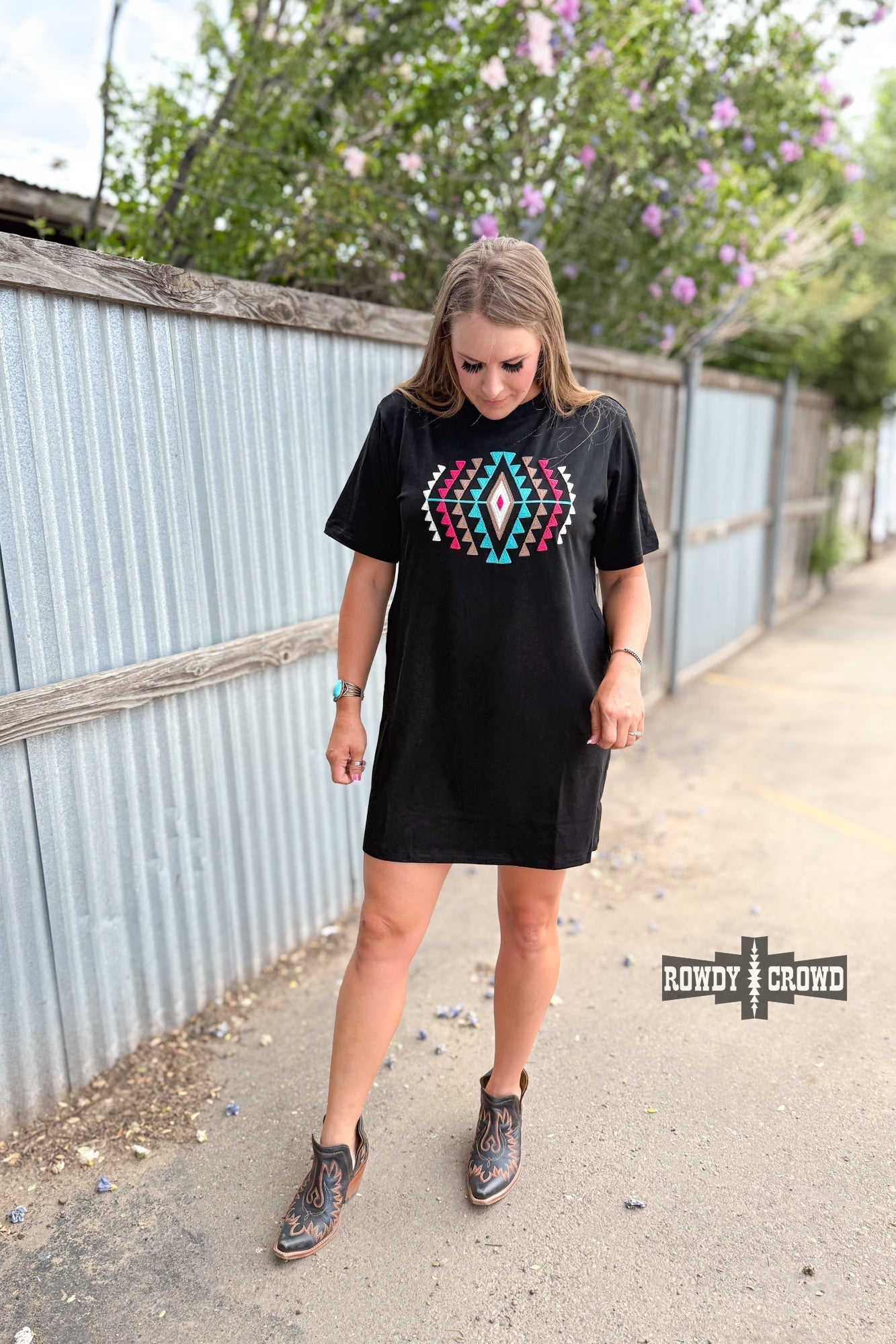 Desert Rose Dress - Pistols 'n Petticoats - western boutique - womens western wear - western wear womens