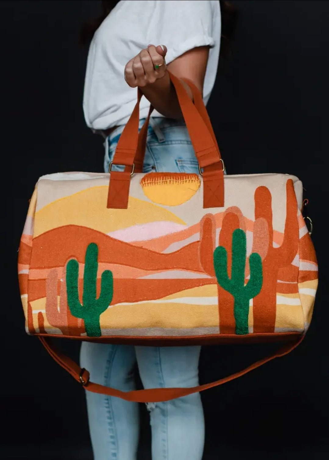 Desert Scene Duffel - Pistols 'n Petticoats - #westernboutique# - #westernfashion#