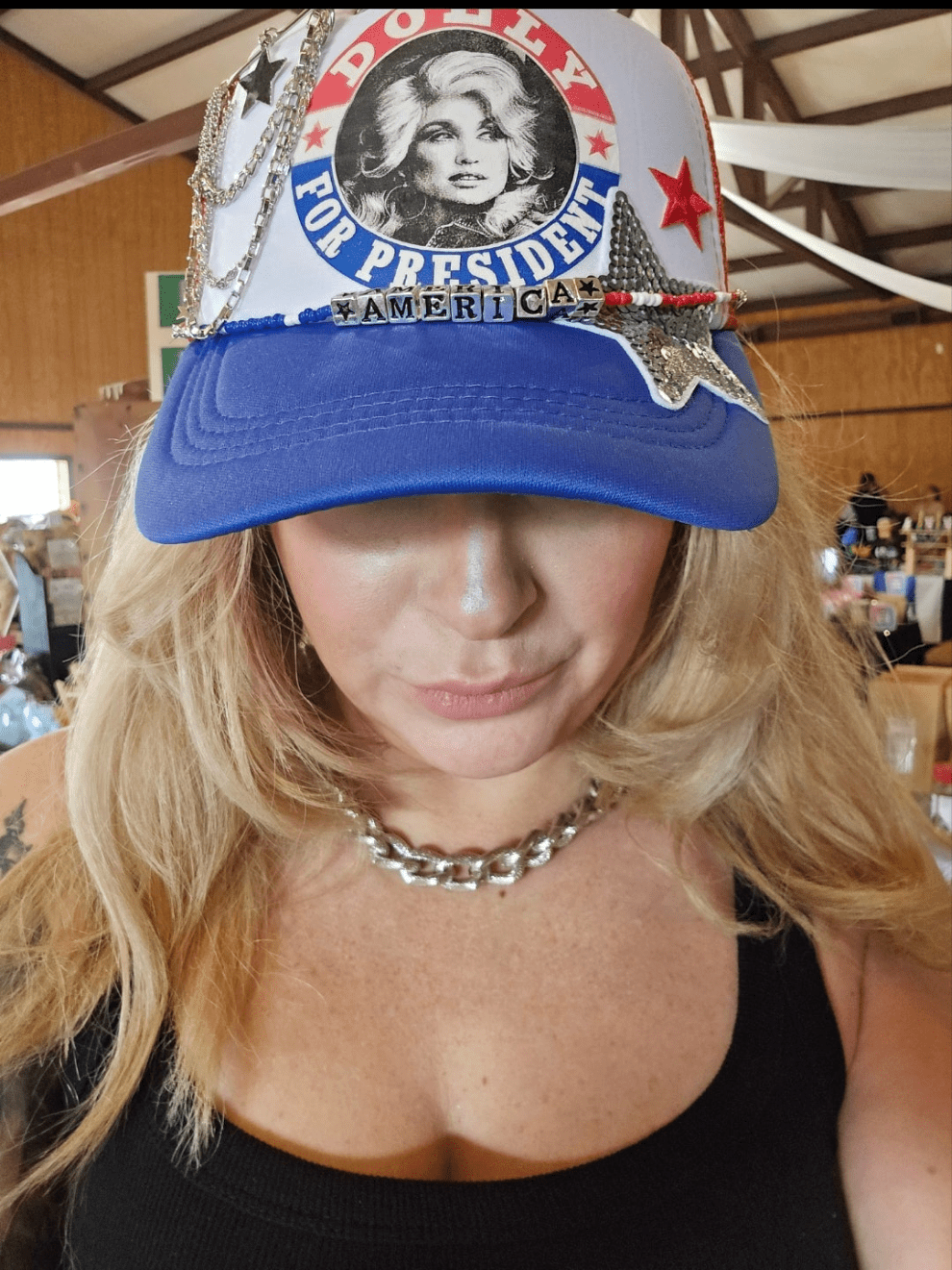 Dolly for President Hat - Pistols 'n Petticoats - #westernboutique# - #westernfashion#