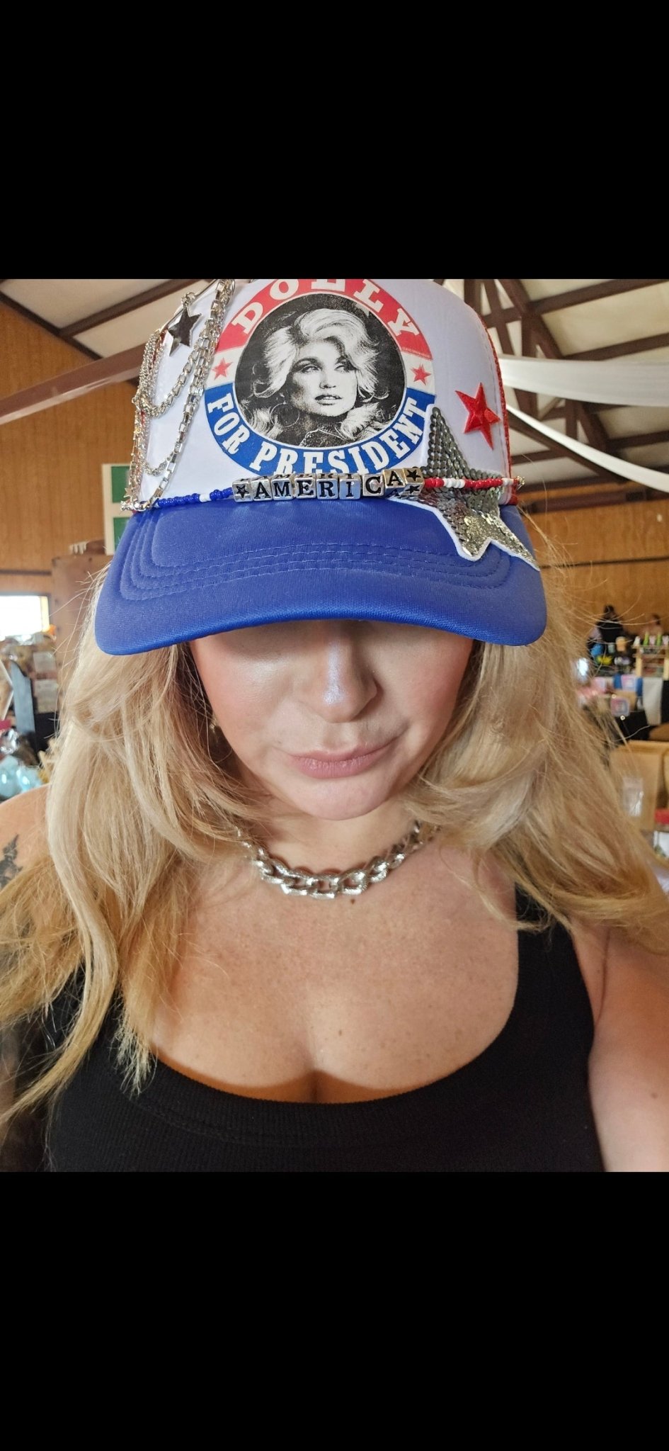 Dolly for President Hat - Pistols 'n Petticoats - #westernboutique# - #westernfashion#