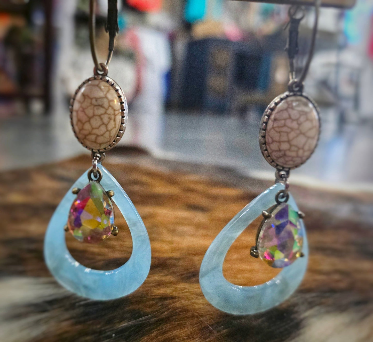 Eye drop dangles - Pistols 'n Petticoats - #westernboutique# - #westernfashion#