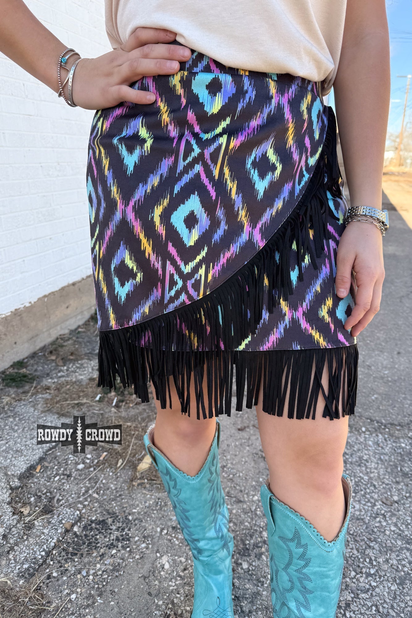 Far Out Fringe Skirt - Pistols 'n Petticoats - #westernboutique# - #westernfashion#