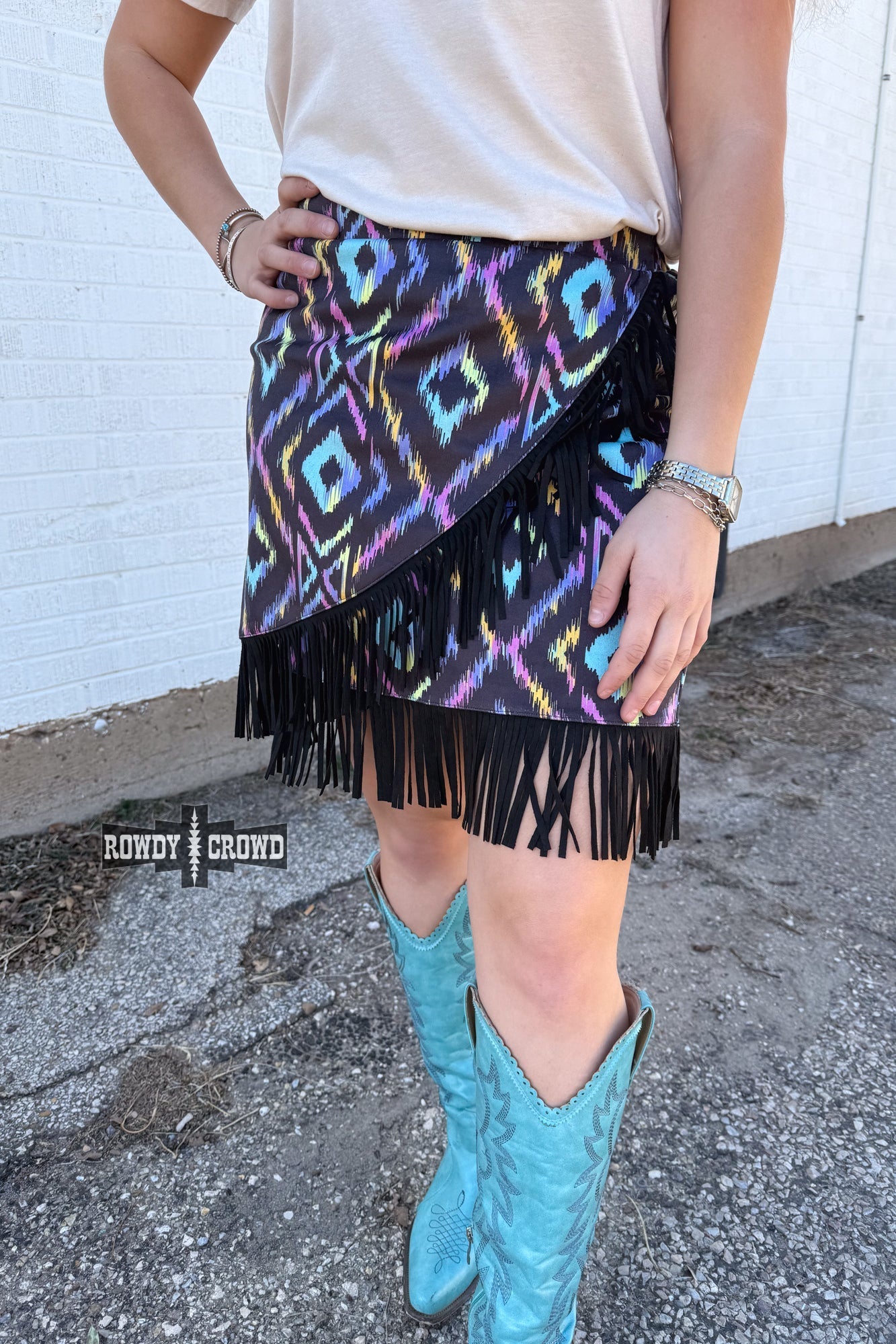 Far Out Fringe Skirt - Pistols 'n Petticoats - #westernboutique# - #westernfashion#
