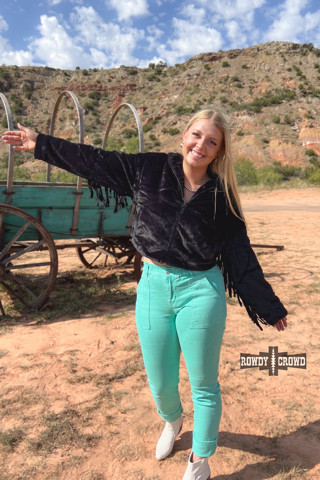 Fargo Fringe Jacket - Pistols 'n Petticoats - #westernboutique# - #westernfashion#