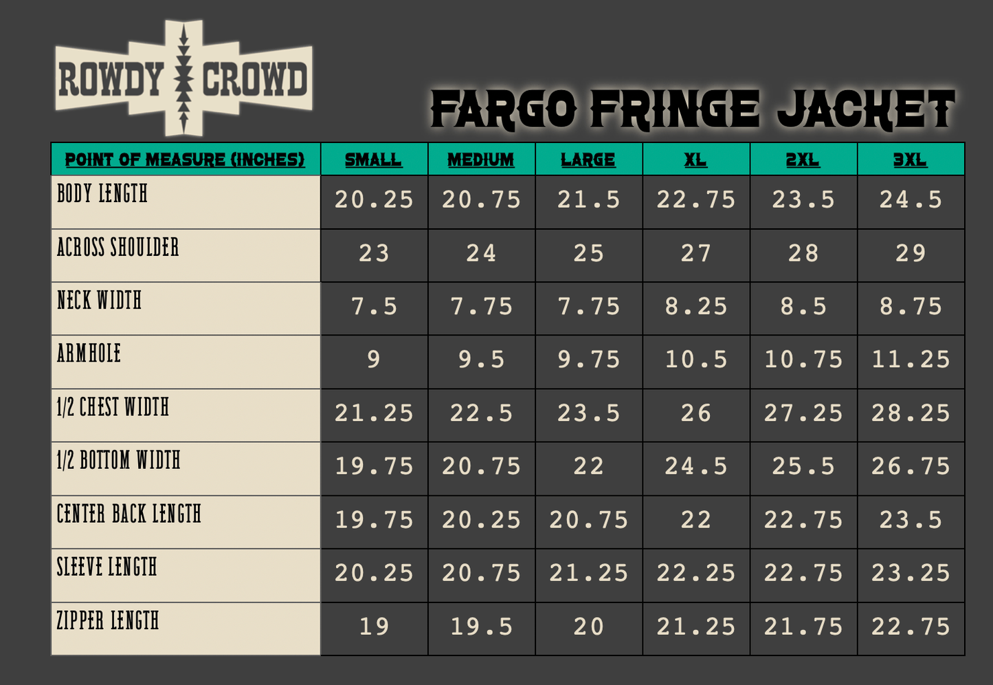 Fargo Fringe Jacket - Pistols 'n Petticoats - #westernboutique# - #westernfashion#
