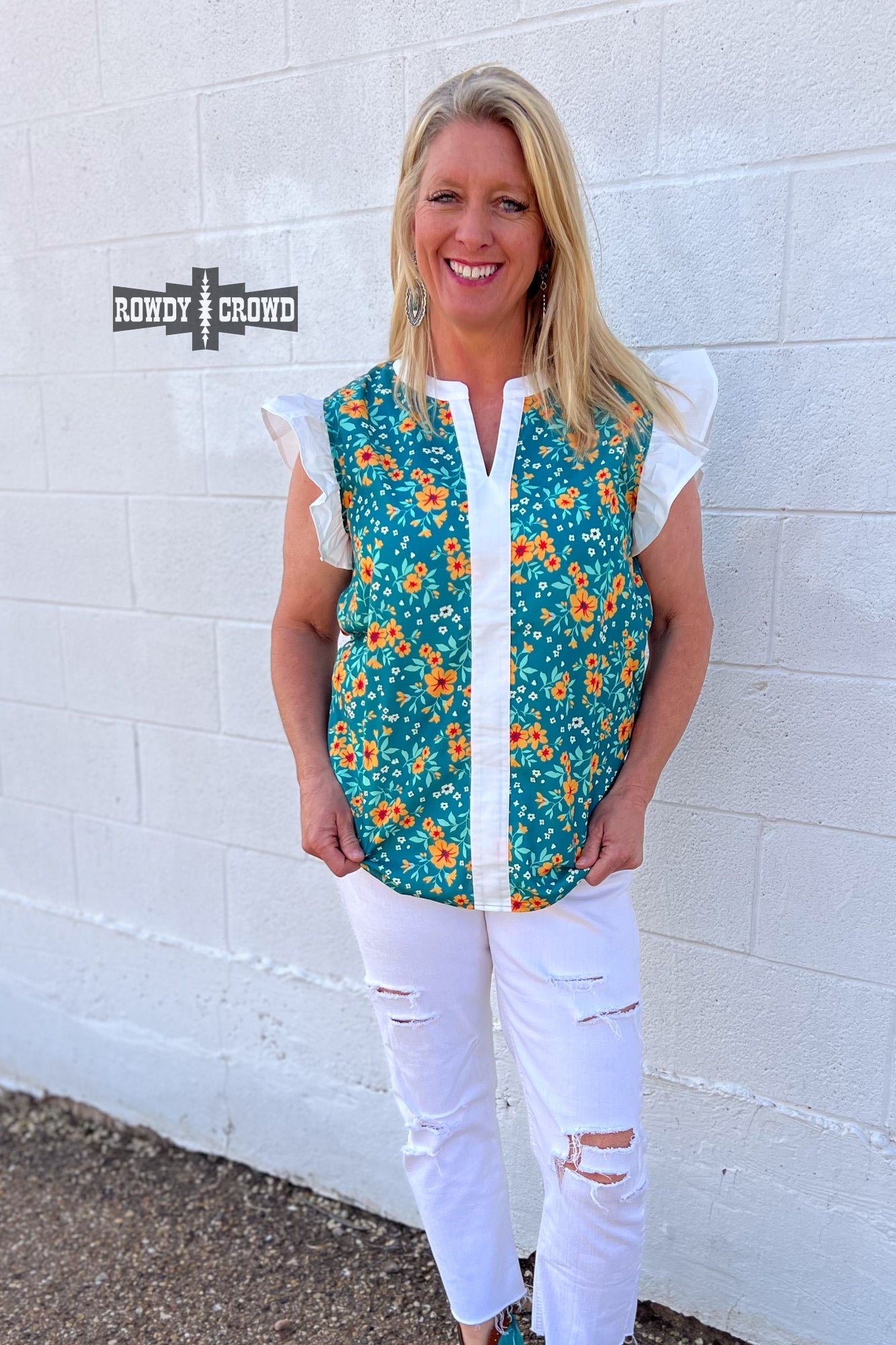 Full Bloom Blouse - Pistols 'n Petticoats - #westernboutique# - #westernfashion#