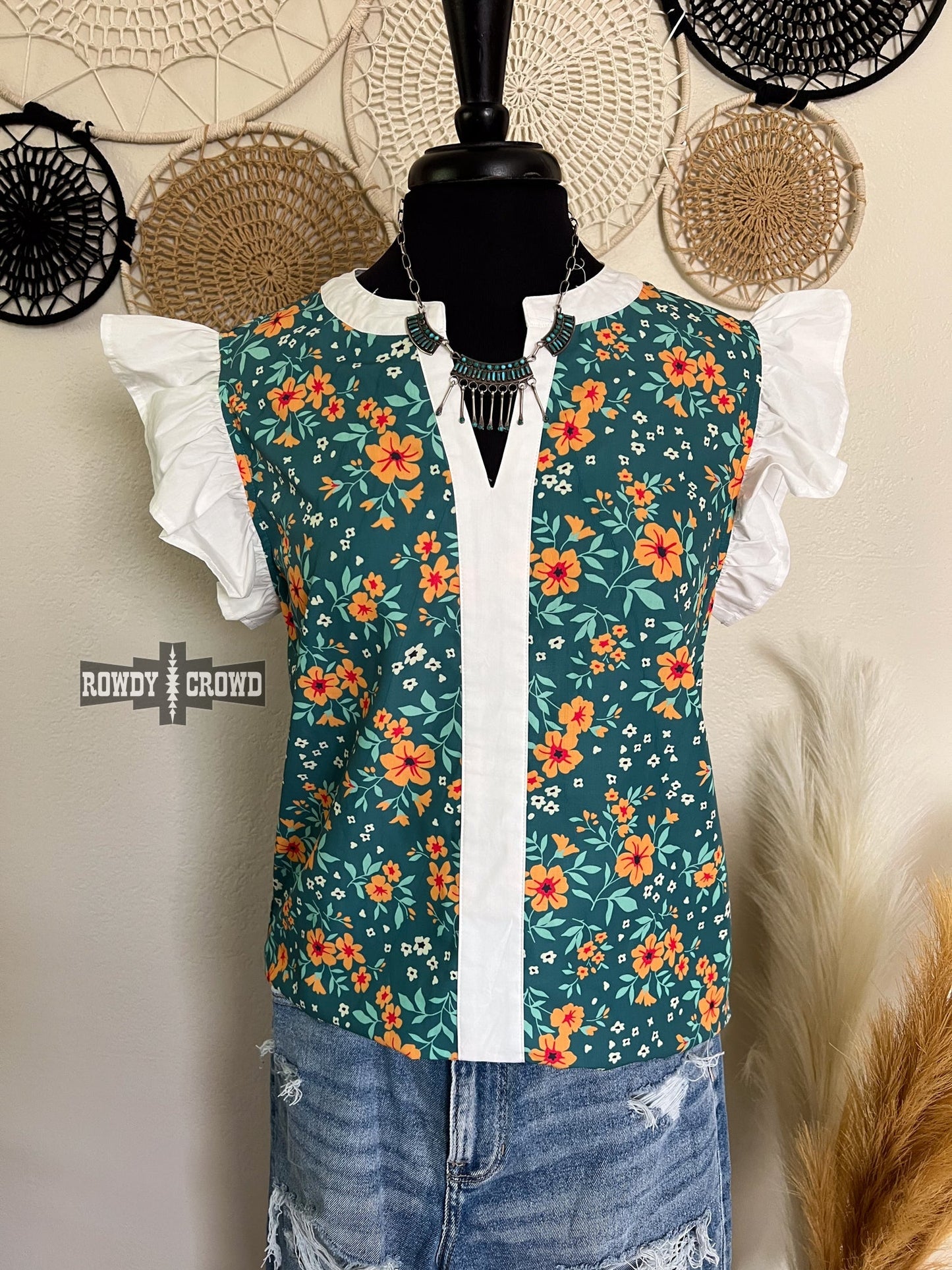 Full Bloom Blouse - Pistols 'n Petticoats - #westernboutique# - #westernfashion#